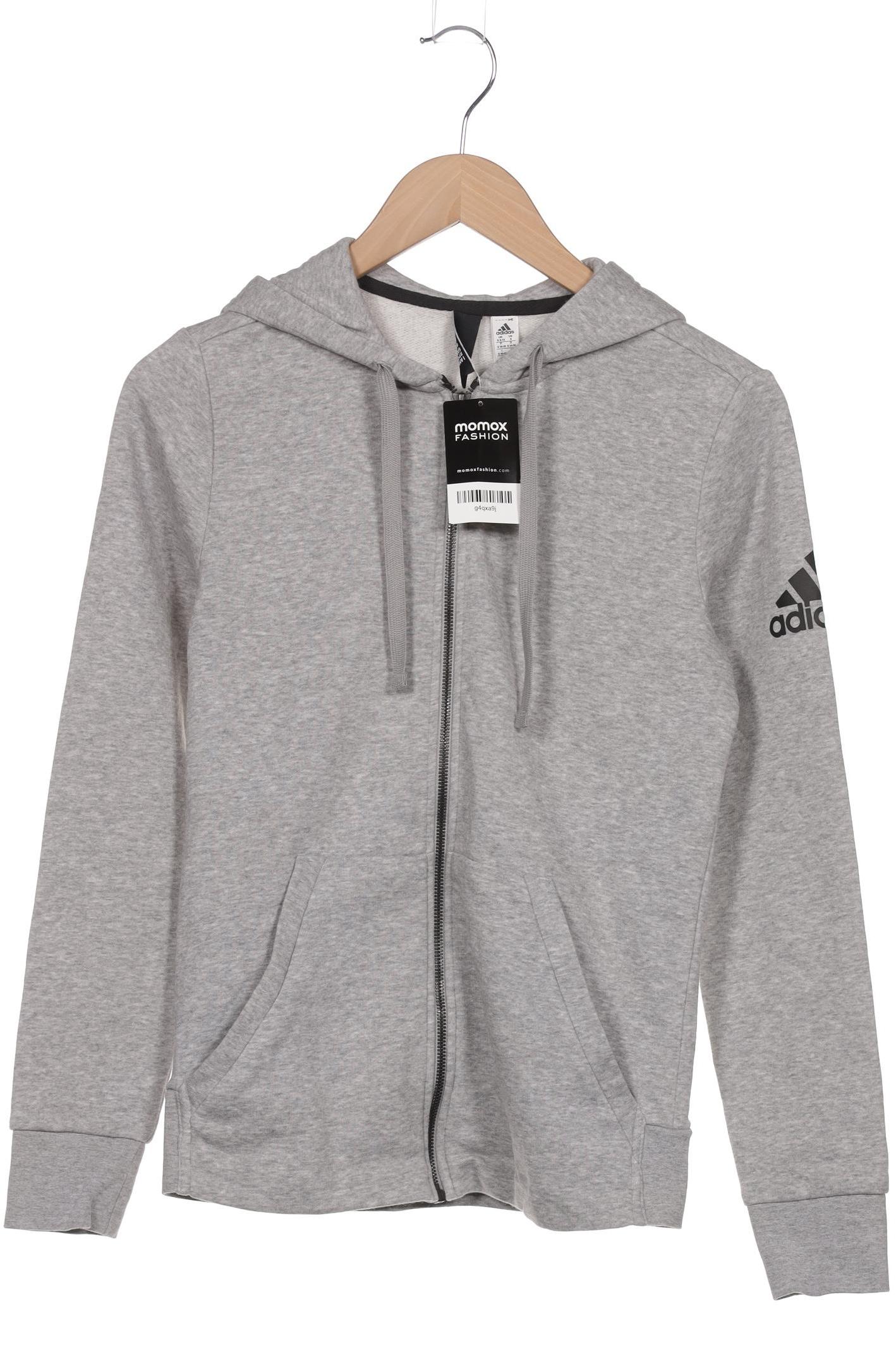 

adidas Damen Kapuzenpullover, grau, Gr. 36