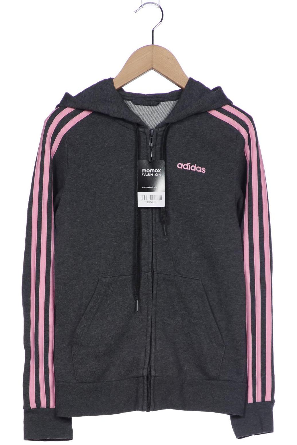 

adidas Damen Kapuzenpullover, grau, Gr. 34