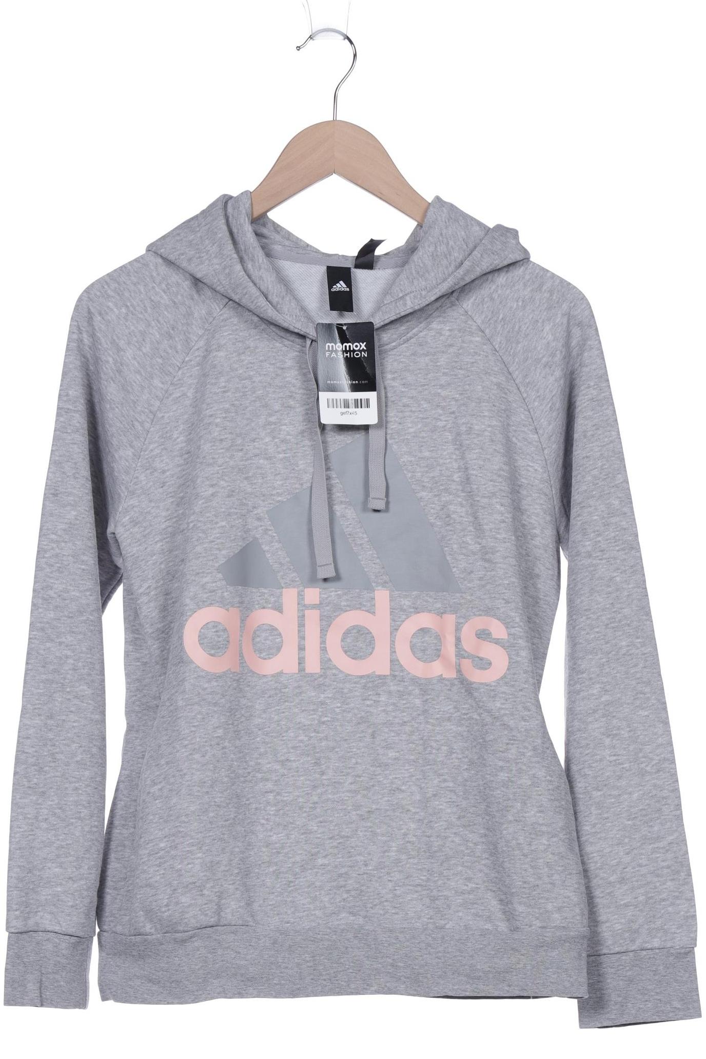 

adidas Damen Kapuzenpullover, grau, Gr. 42