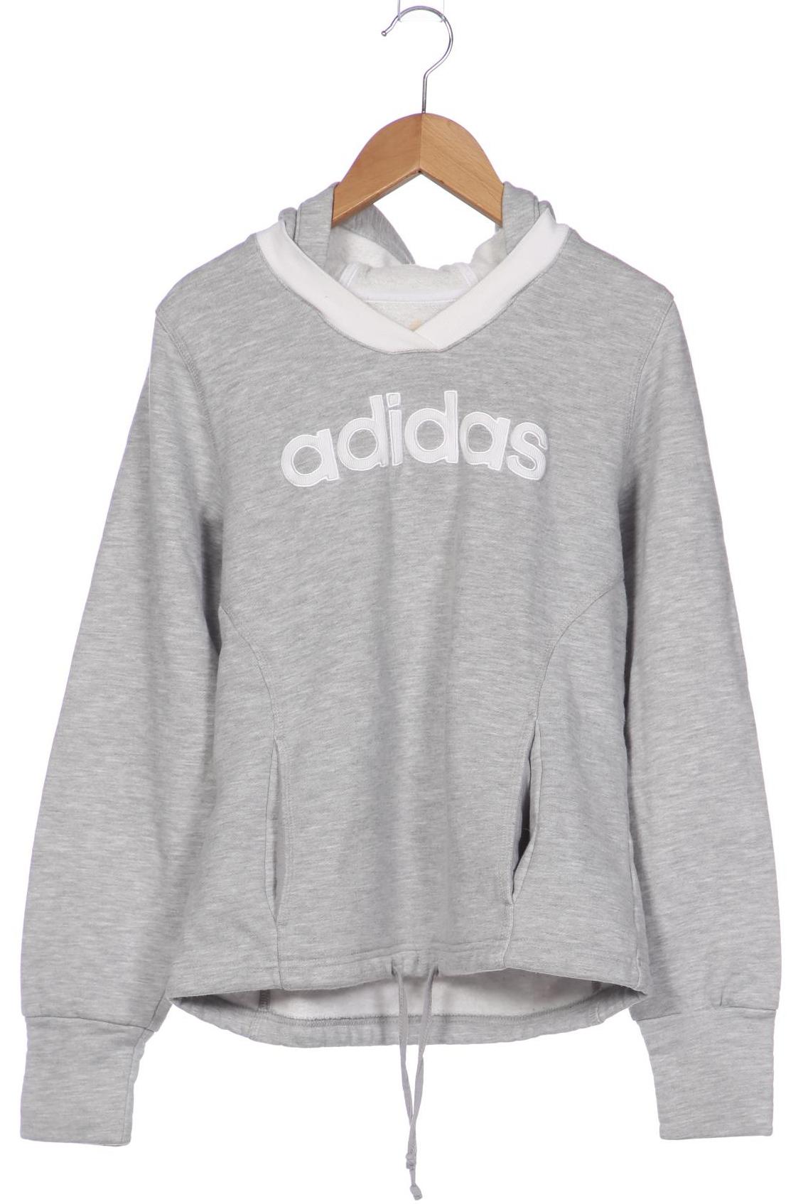 

adidas Damen Kapuzenpullover, grau, Gr. 38