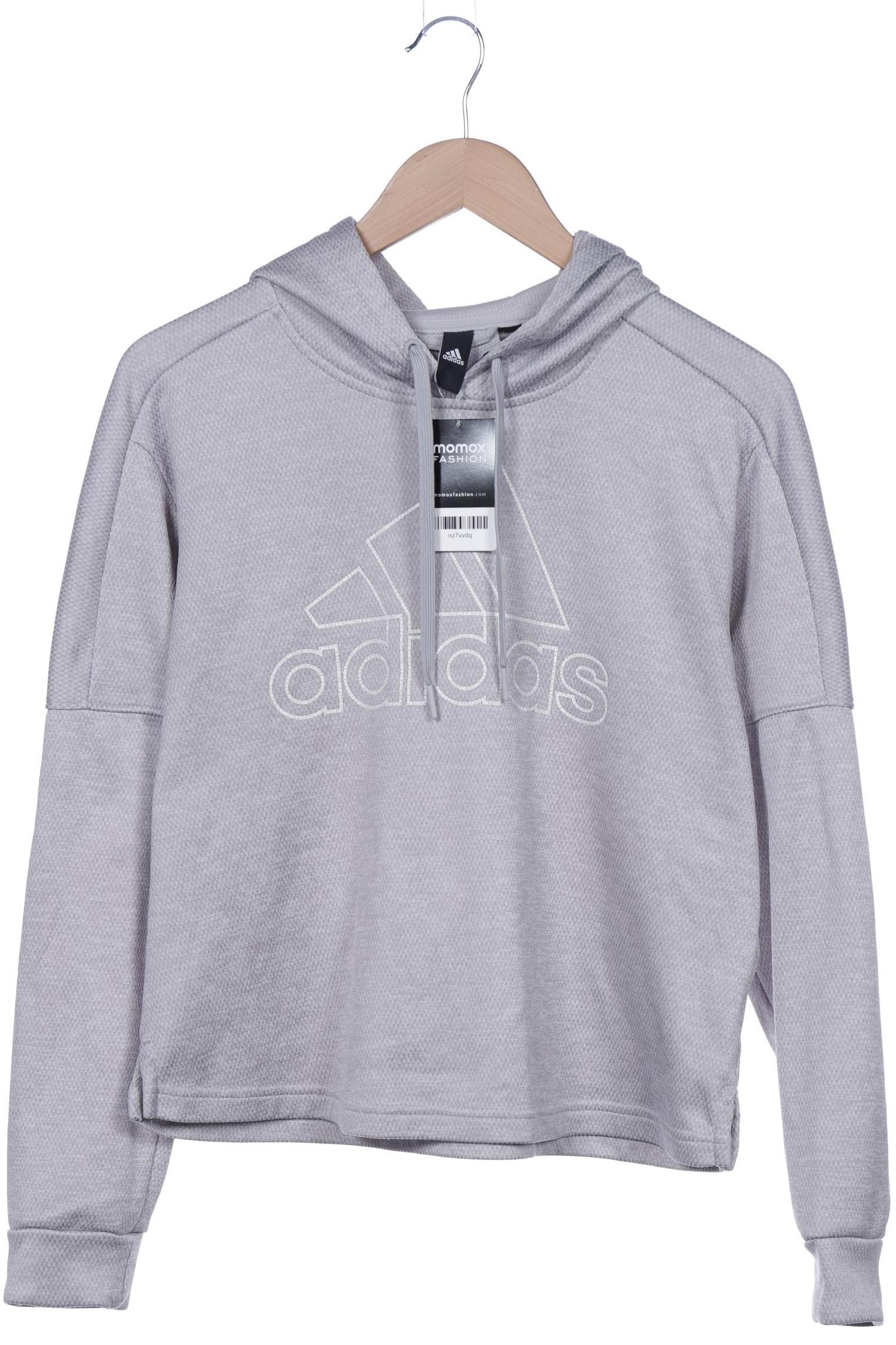 

adidas Damen Kapuzenpullover, grau, Gr. 38