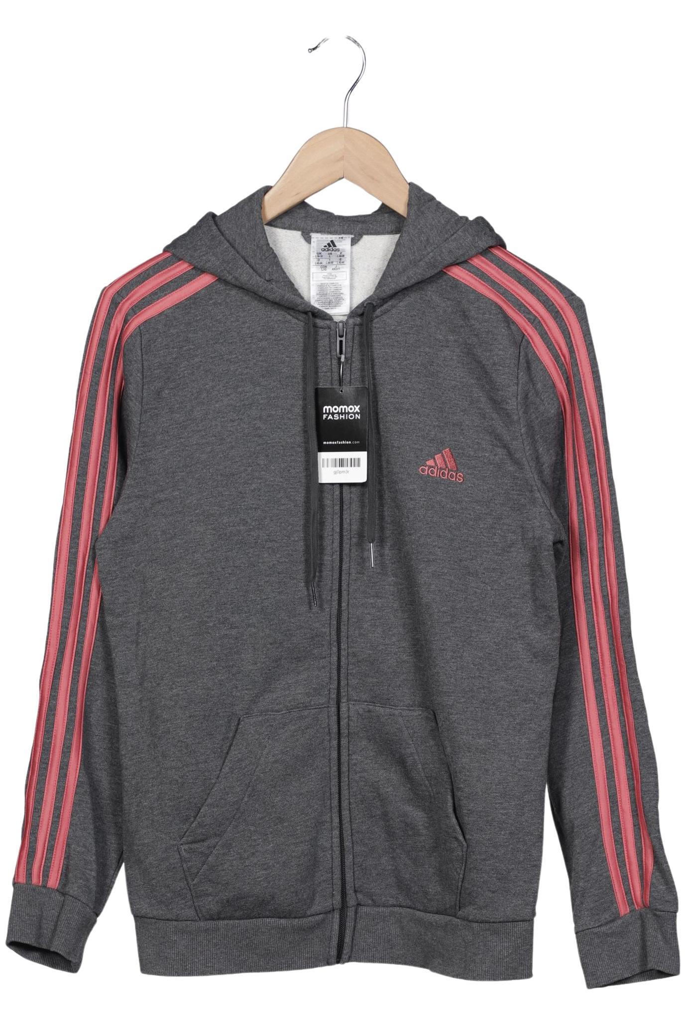 

adidas Damen Kapuzenpullover, grau, Gr. 42