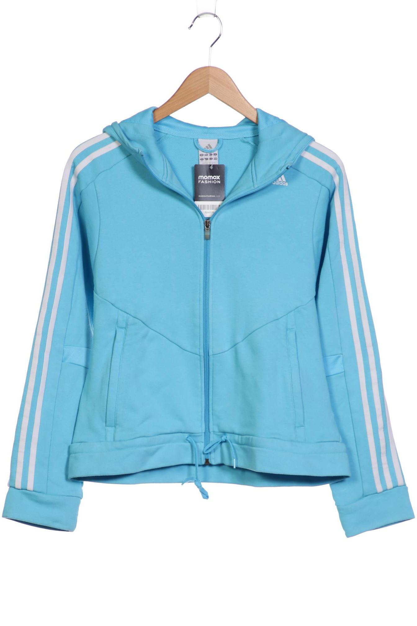 

adidas Damen Kapuzenpullover, hellblau, Gr. 46