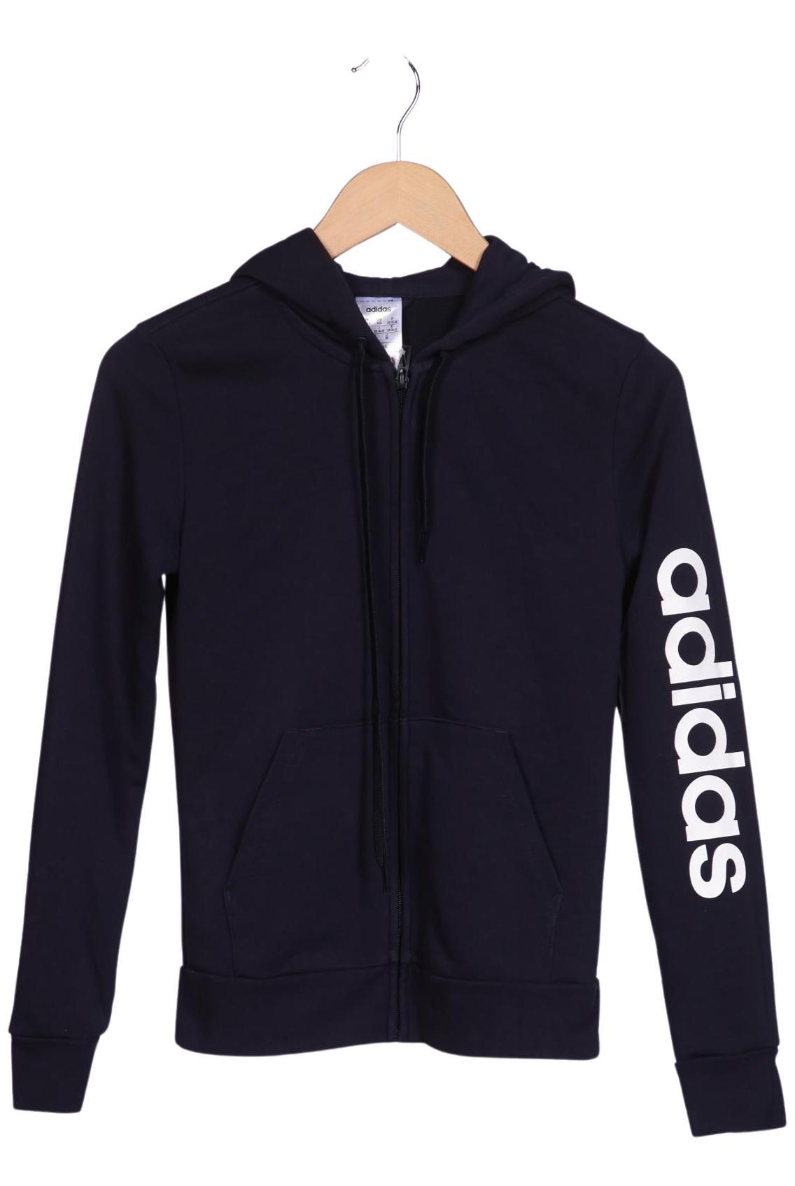 

adidas Damen Kapuzenpullover, marineblau, Gr. 34