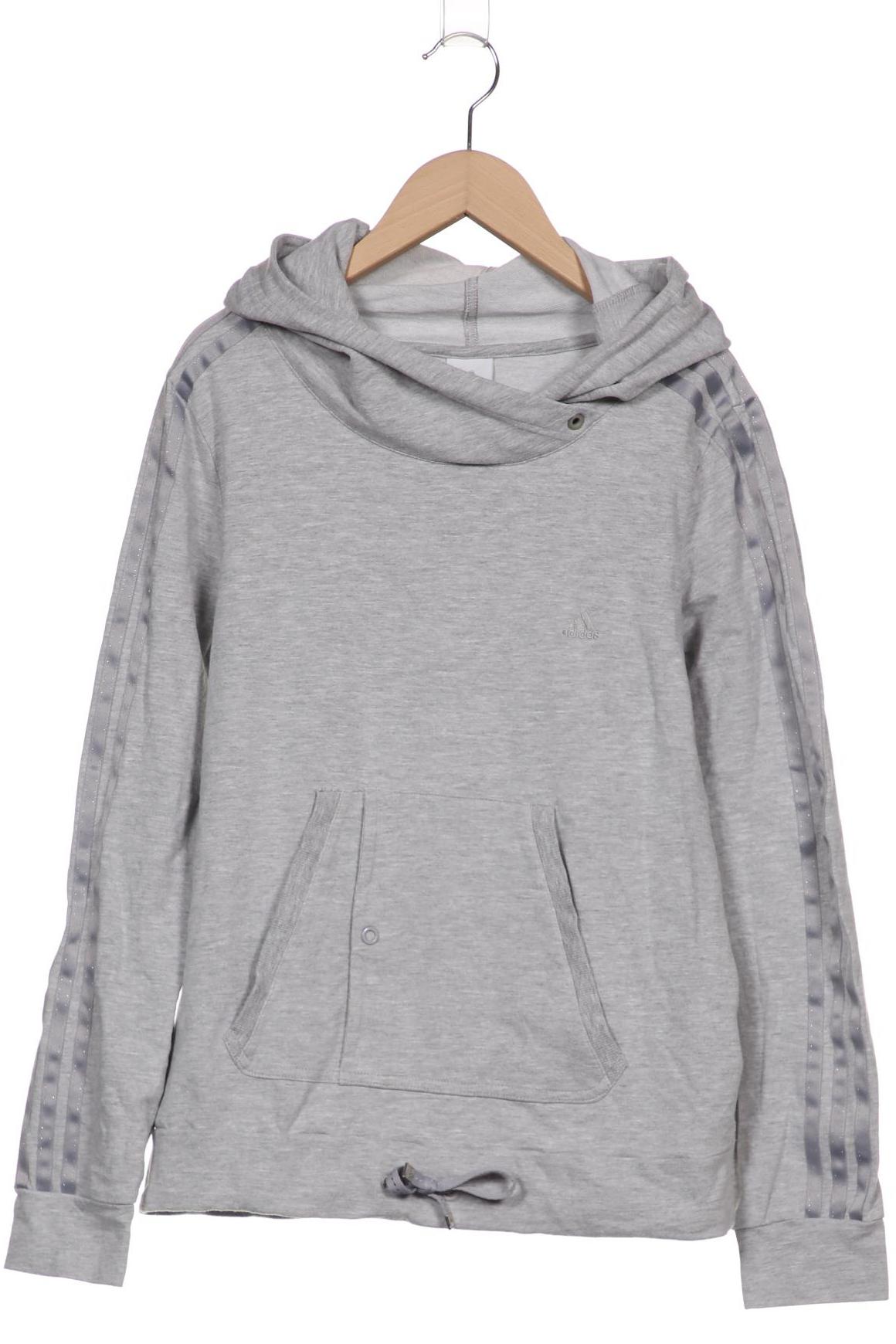 

adidas Damen Kapuzenpullover, grau, Gr. 42