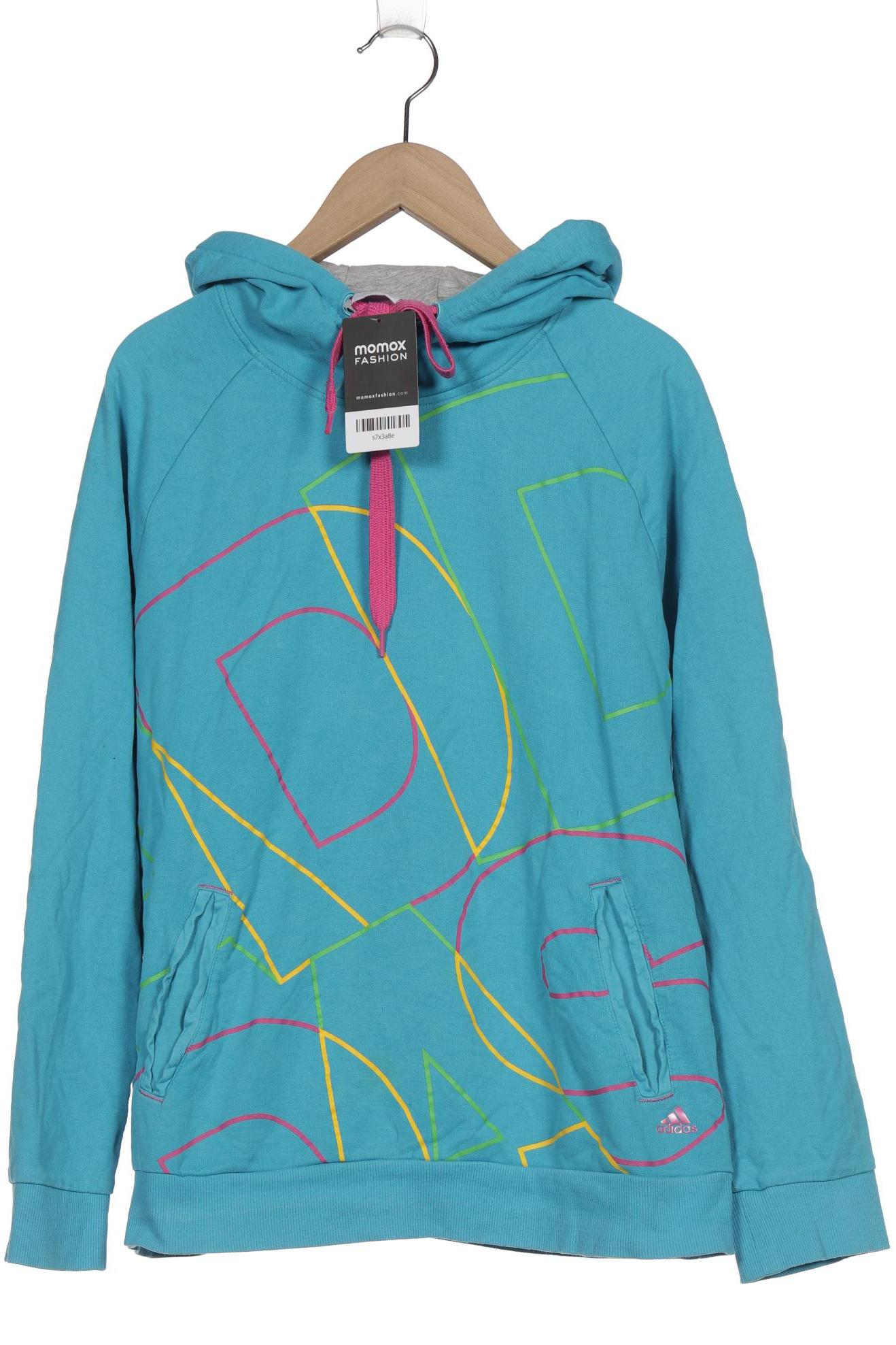 

adidas Damen Kapuzenpullover, blau, Gr. 44