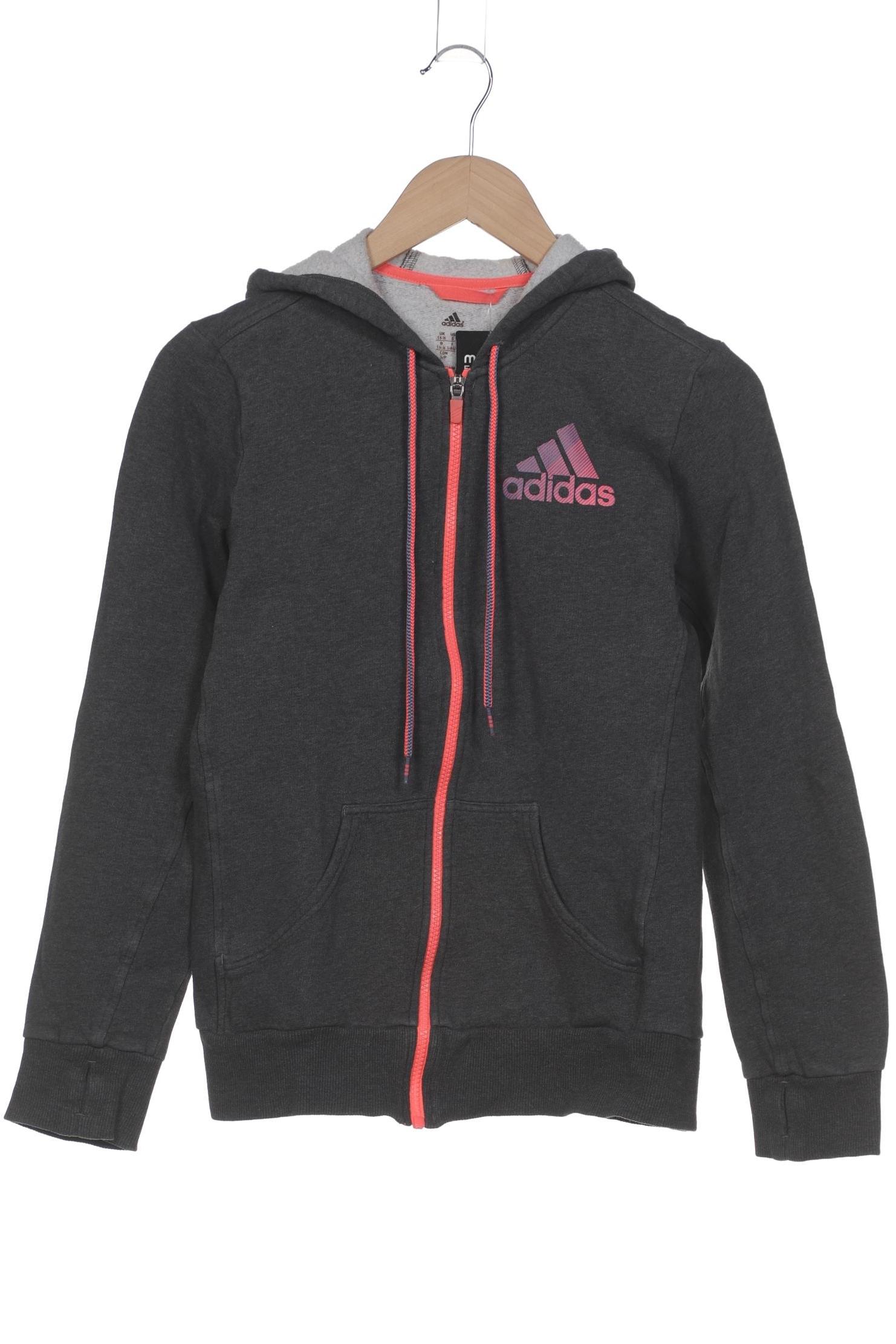 

adidas Damen Kapuzenpullover, grau, Gr. 36