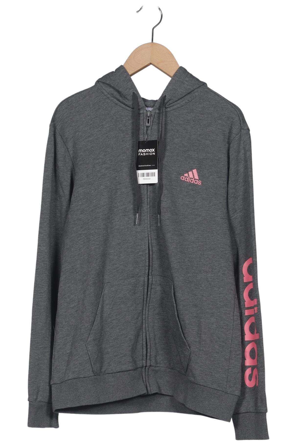 

adidas Damen Kapuzenpullover, grau, Gr. 38