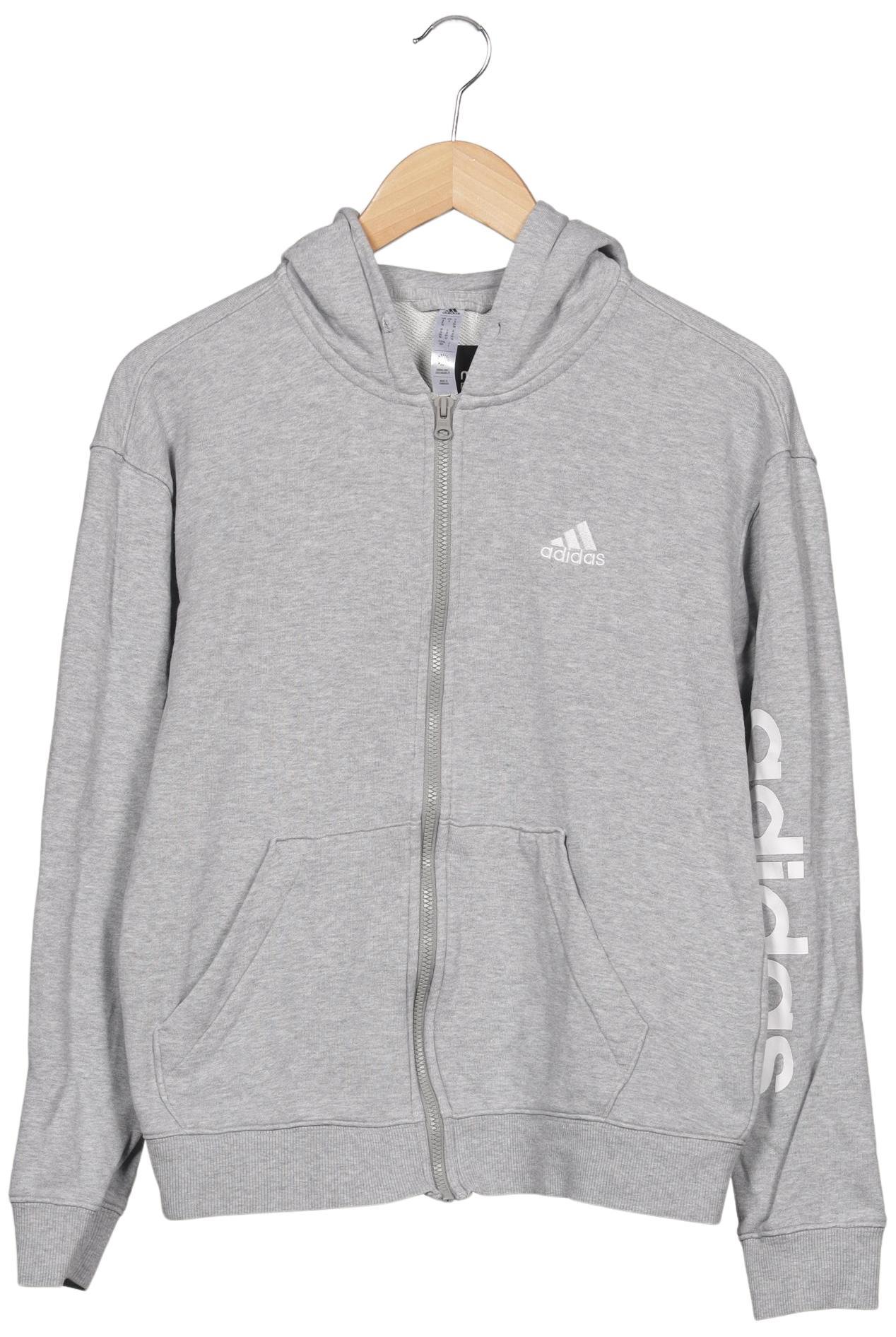 

adidas Damen Kapuzenpullover, grau, Gr. 36