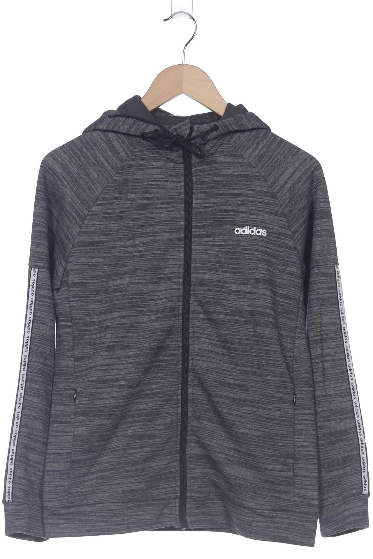 

adidas Damen Kapuzenpullover, grau, Gr. 38