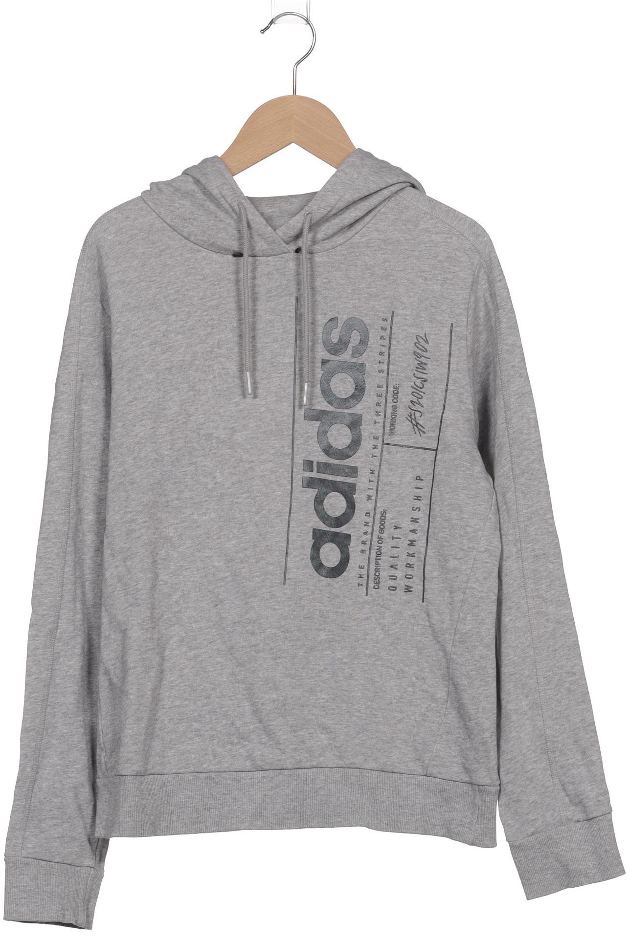 

adidas Damen Kapuzenpullover, grau, Gr. 38
