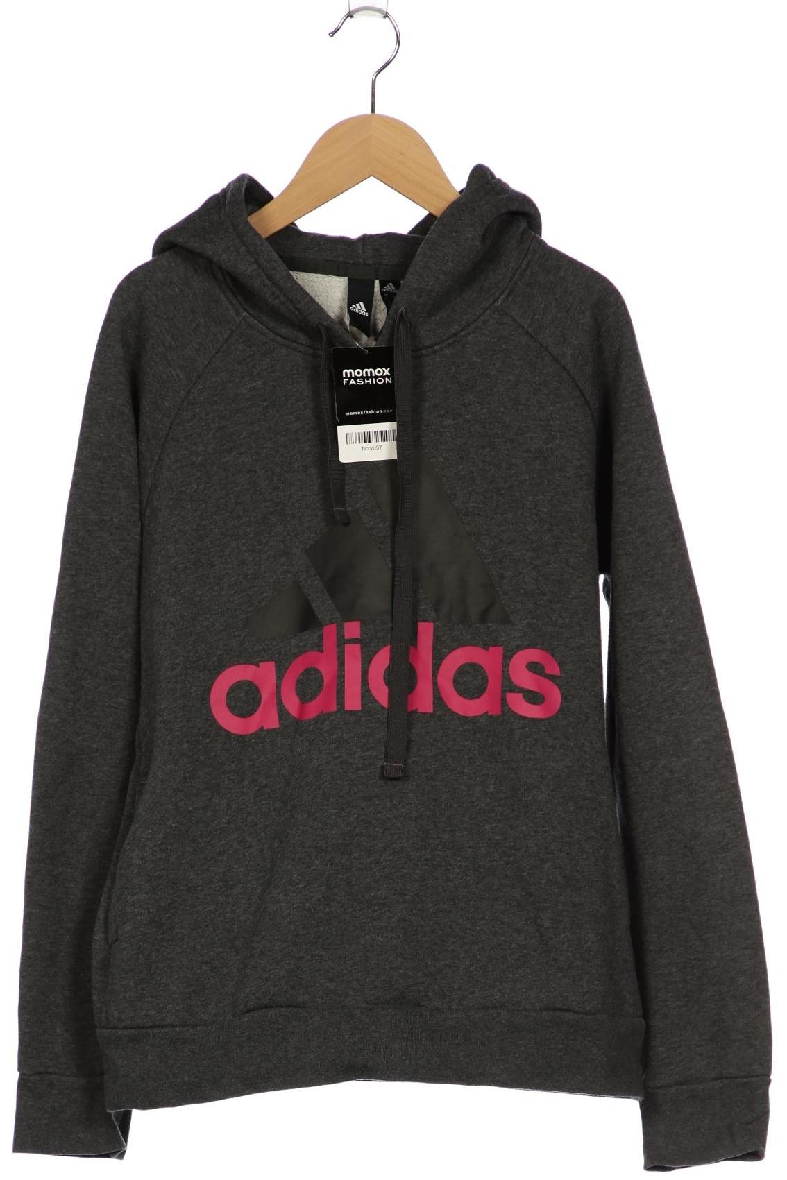

adidas Damen Kapuzenpullover, grau, Gr. 38