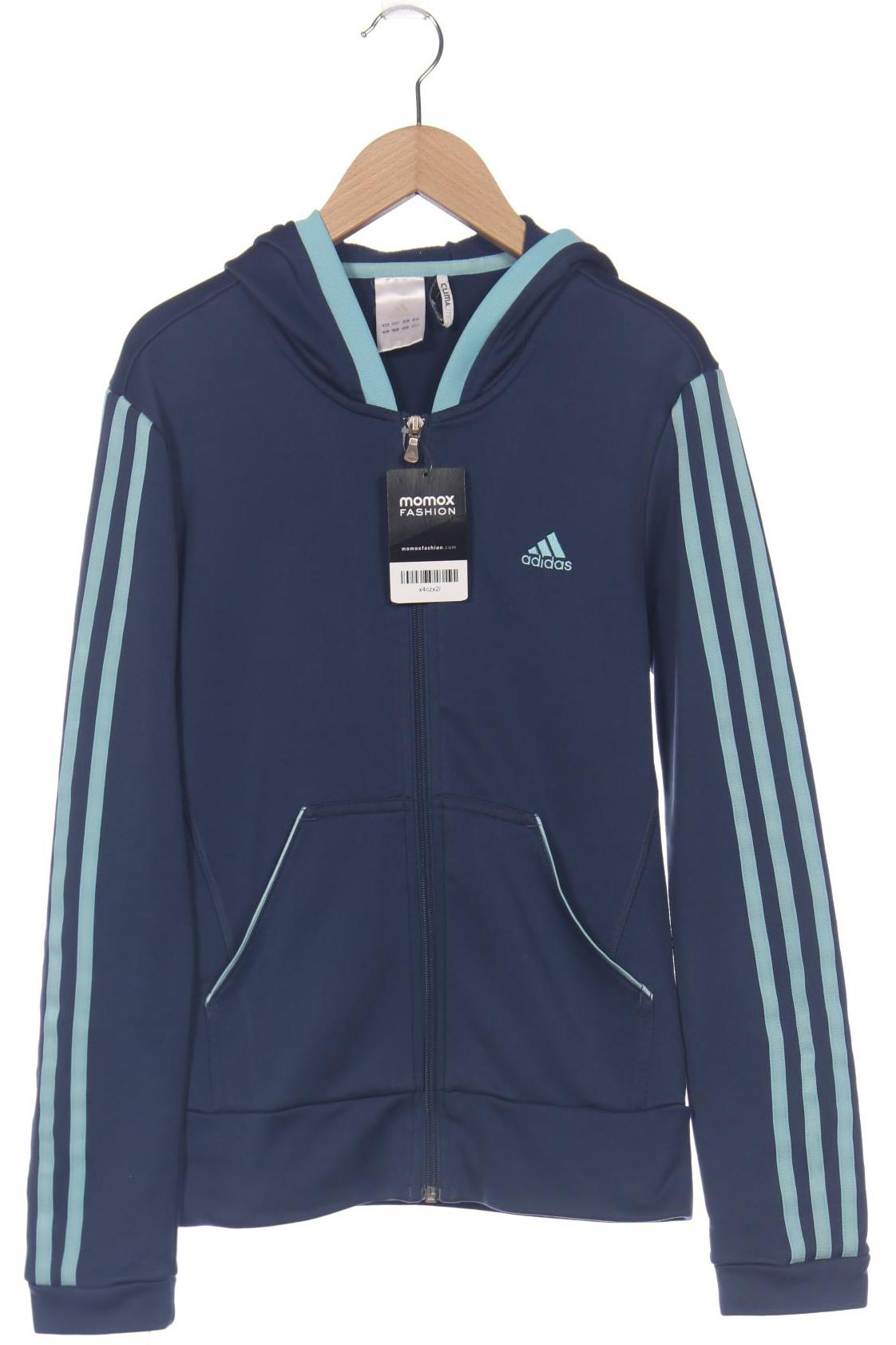 

adidas Damen Kapuzenpullover, blau, Gr. 36