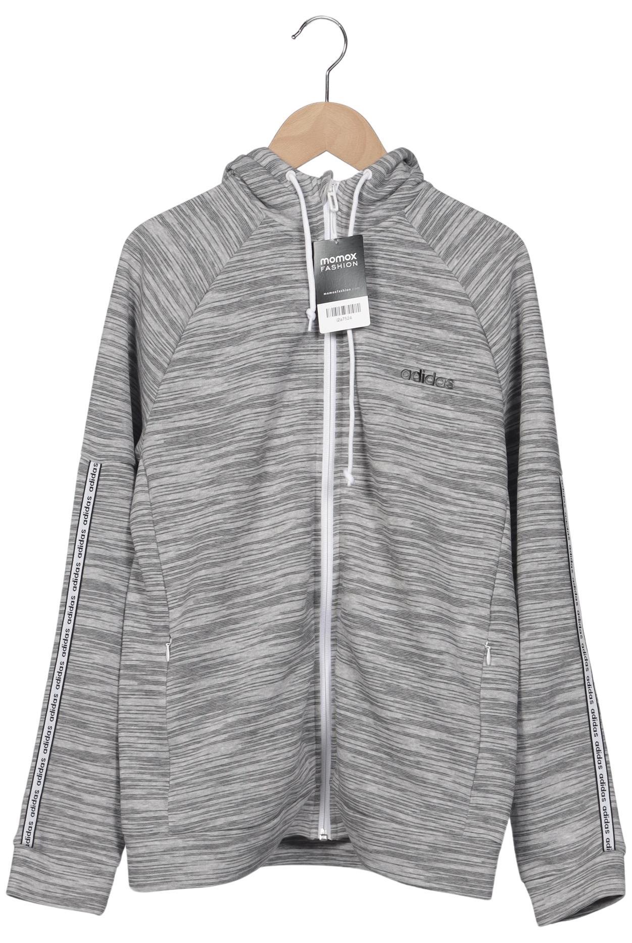 

adidas Damen Kapuzenpullover, grau, Gr. 38