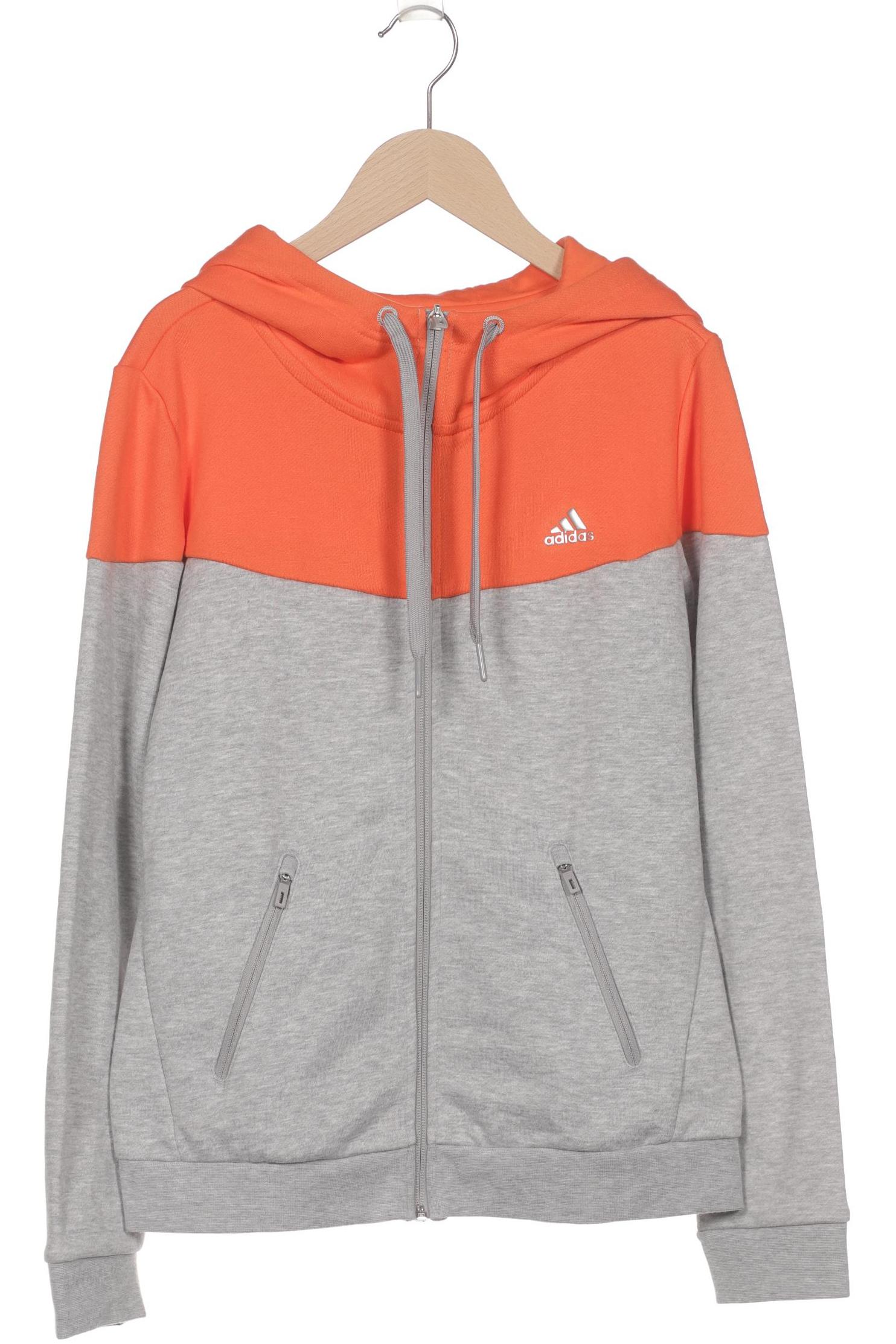 

adidas Damen Kapuzenpullover, grau, Gr. 40
