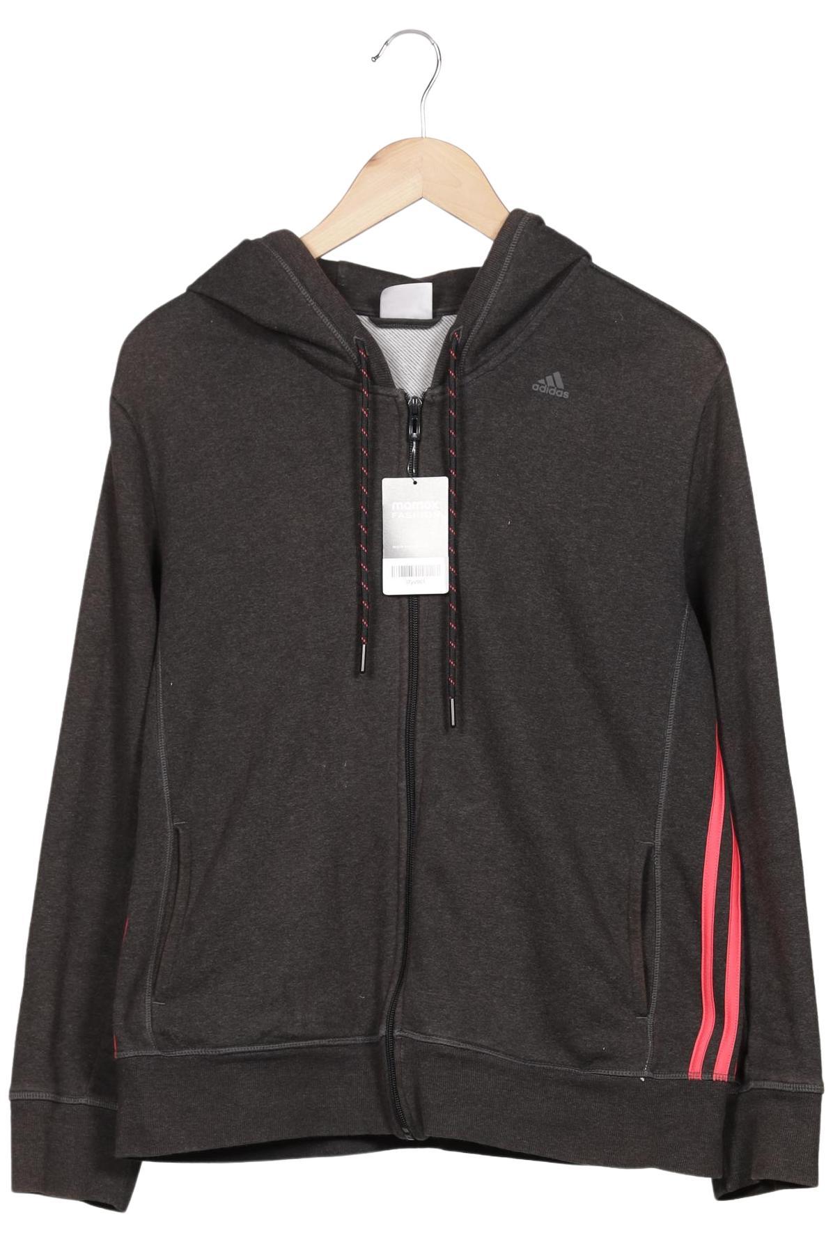 

adidas Damen Kapuzenpullover, grau, Gr. 44