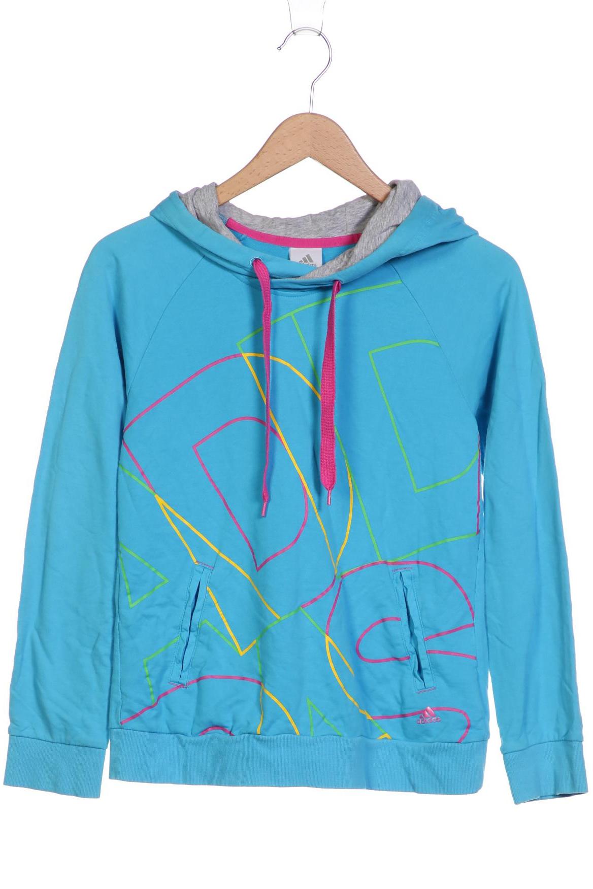 

adidas Damen Kapuzenpullover, blau, Gr. 40