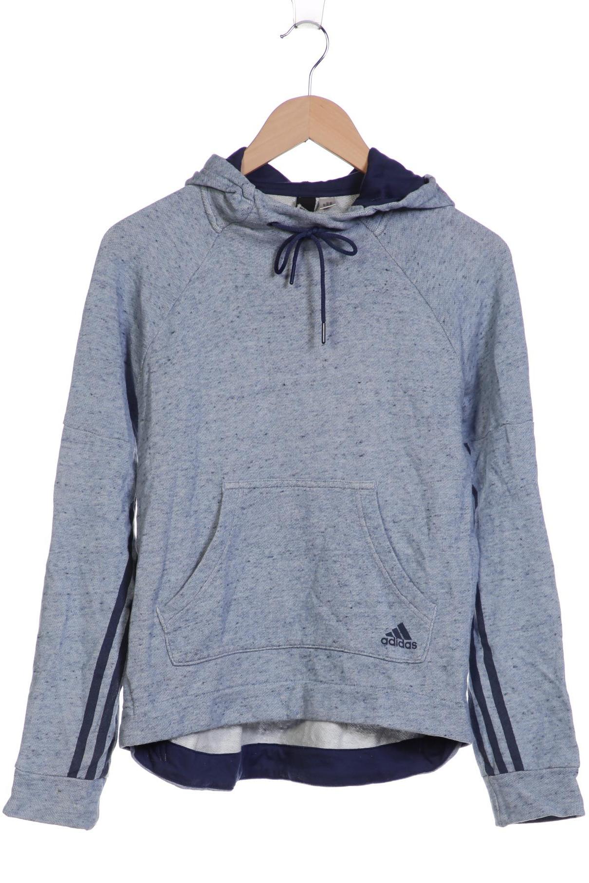 

adidas Damen Kapuzenpullover, blau, Gr. 44