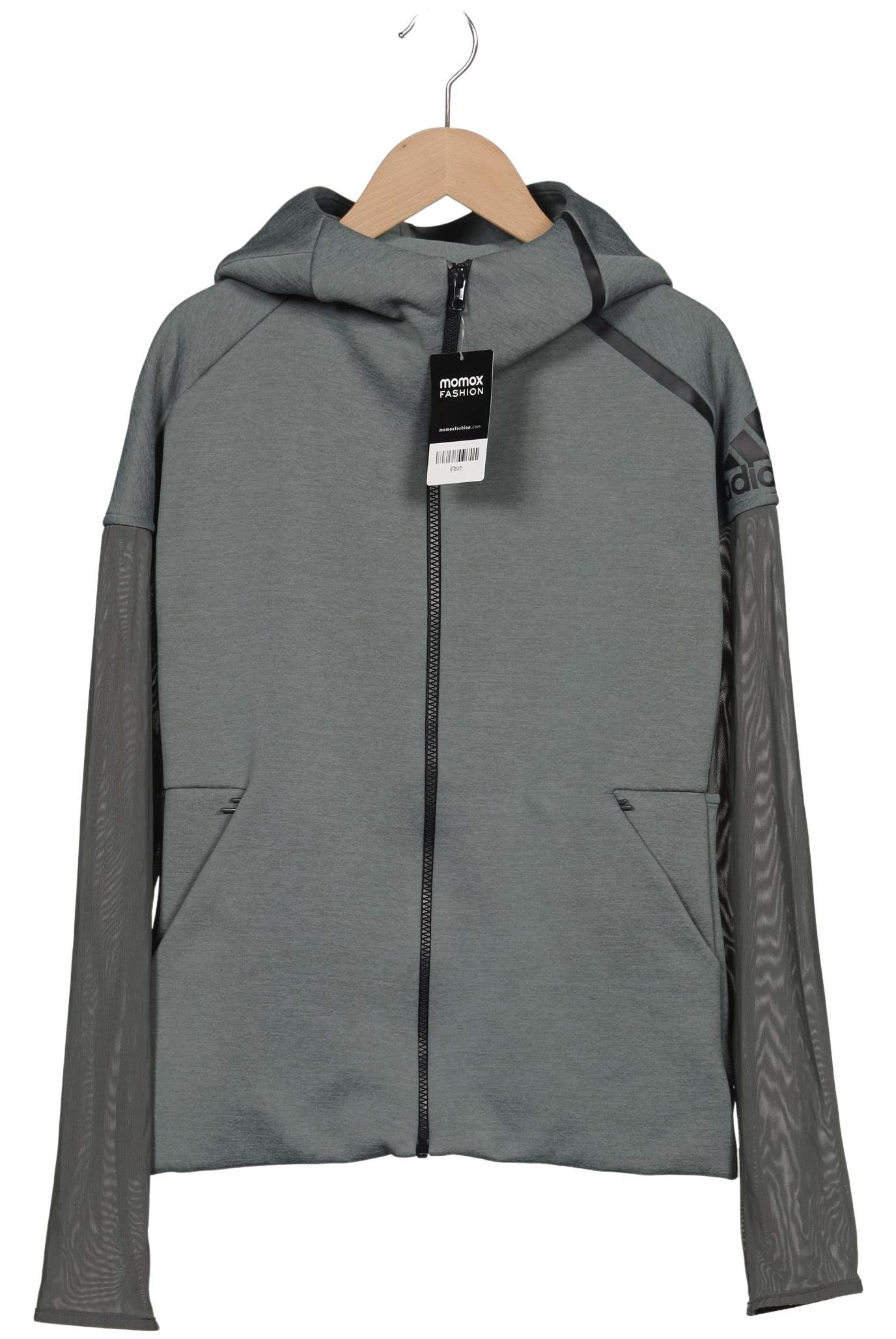 

adidas Damen Kapuzenpullover, grau, Gr. 34