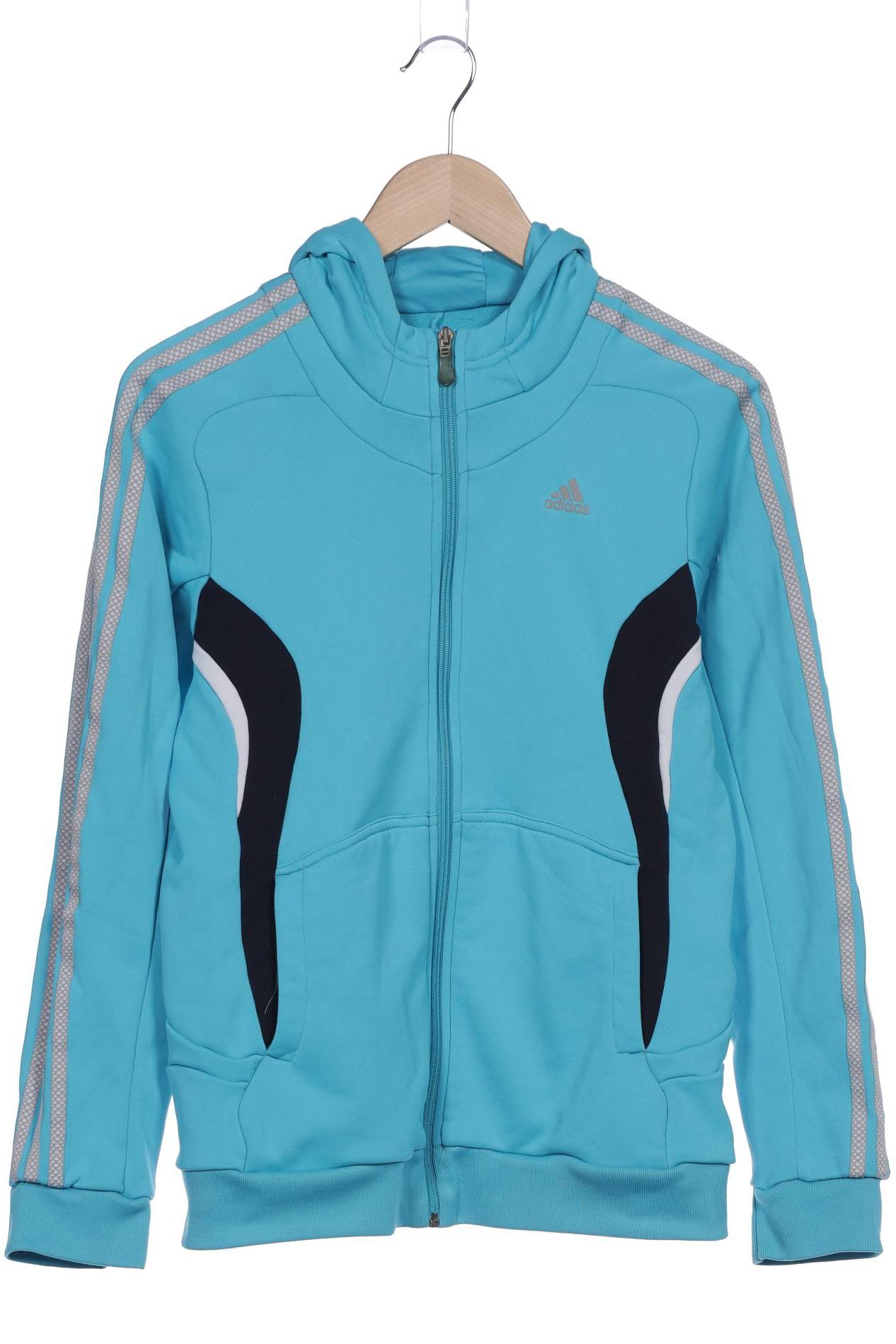 

adidas Damen Kapuzenpullover, blau, Gr. 38