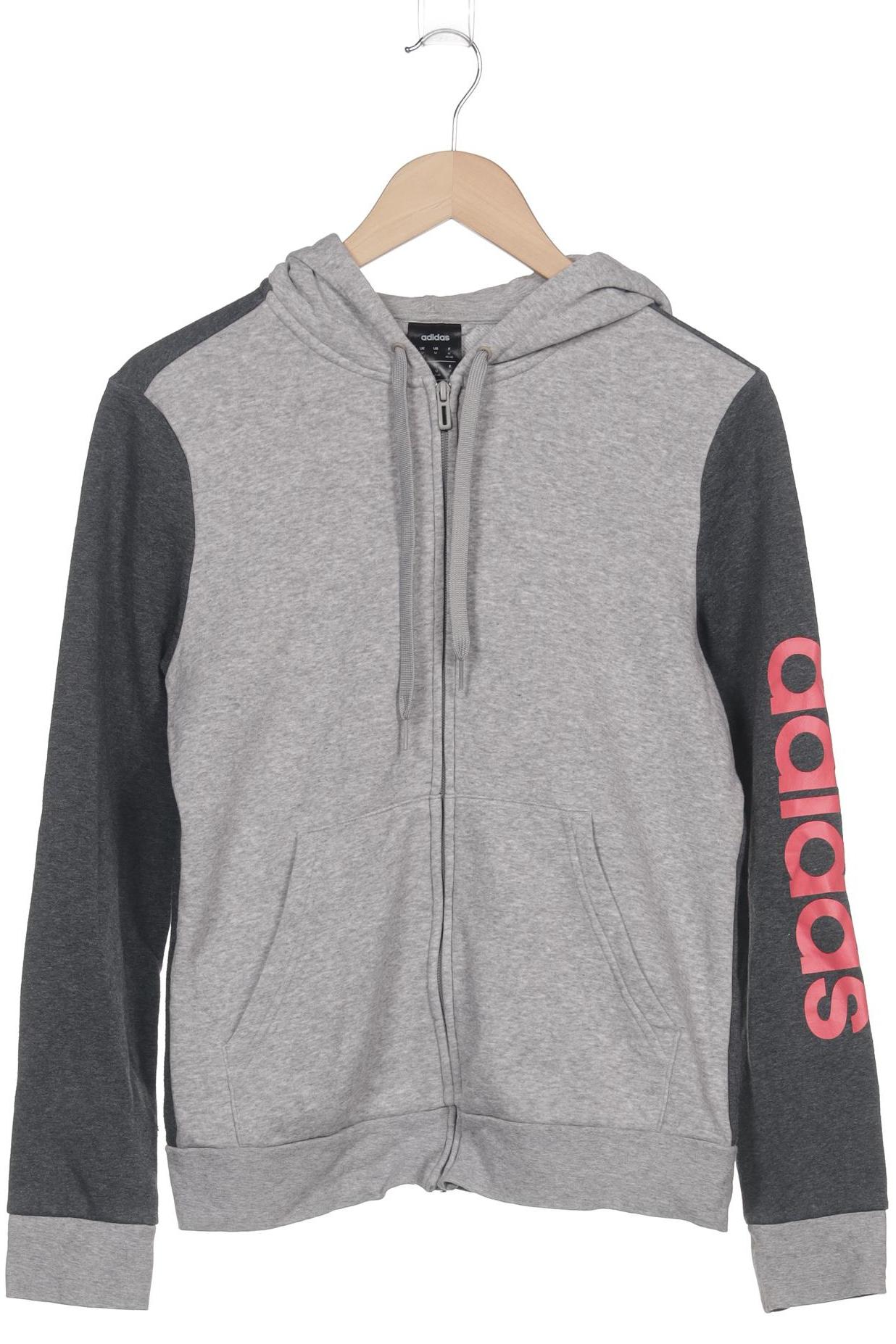 

adidas Damen Kapuzenpullover, grau, Gr. 38