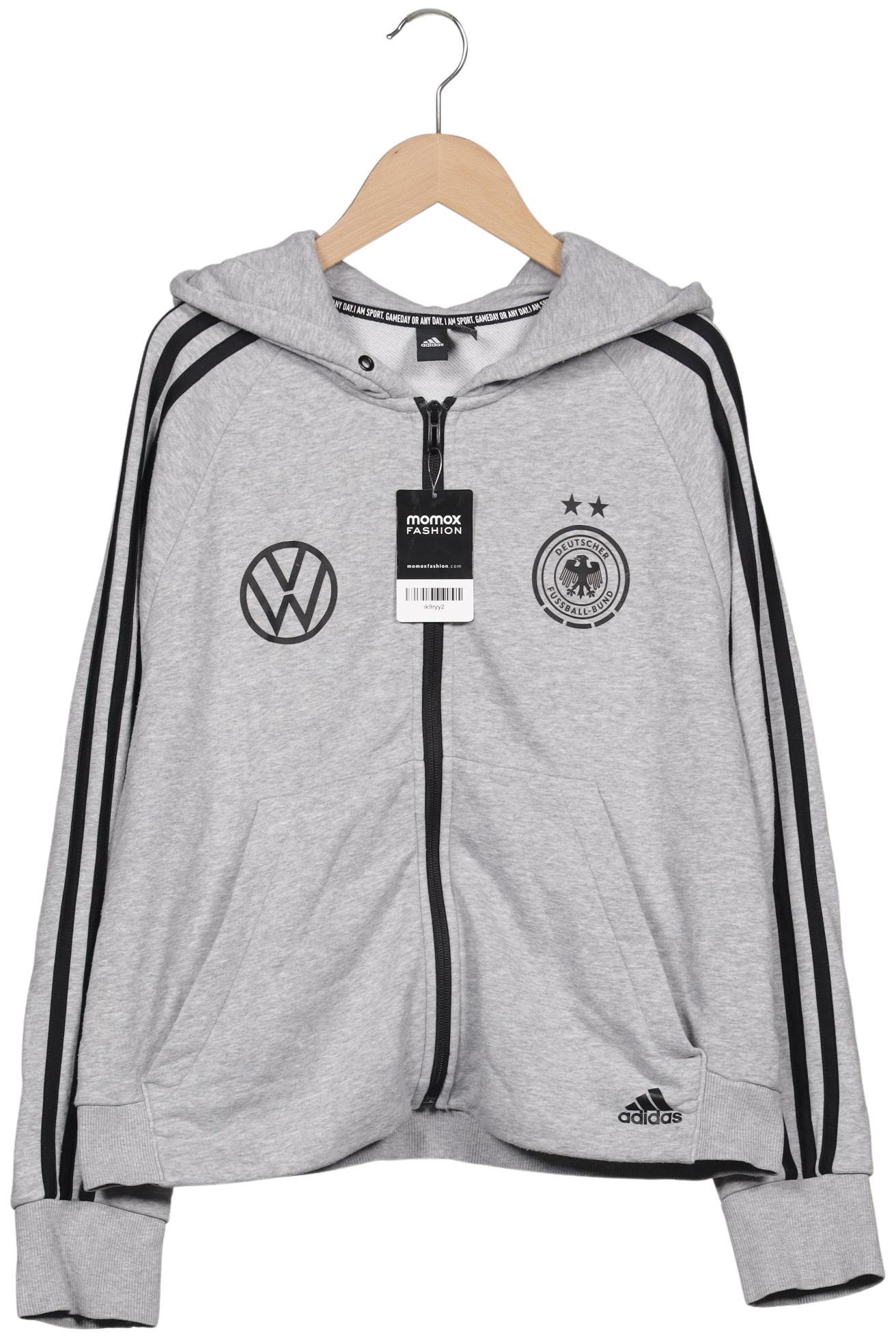 

adidas Damen Kapuzenpullover, grau, Gr. 42