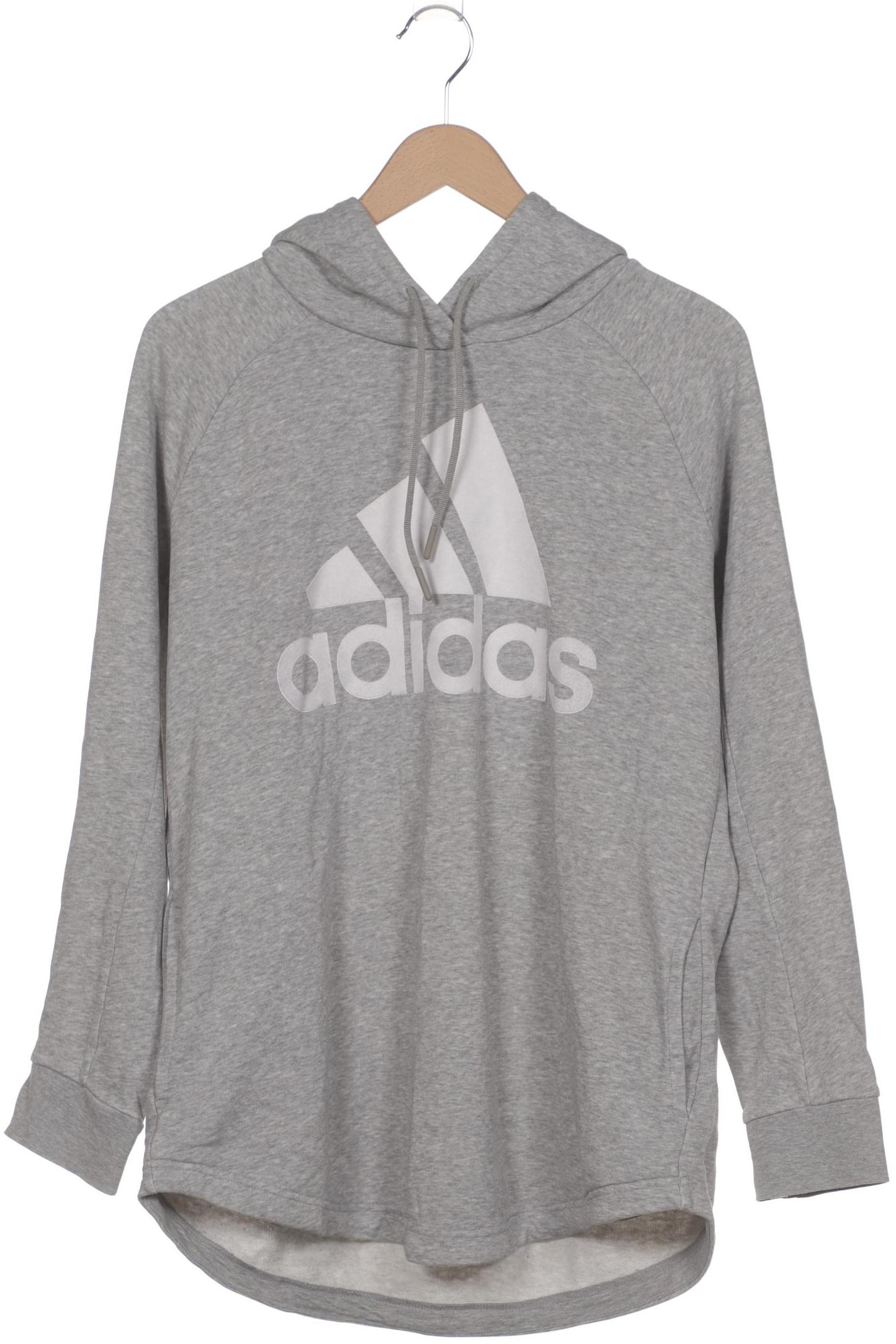 

adidas Damen Kapuzenpullover, grau, Gr. 44