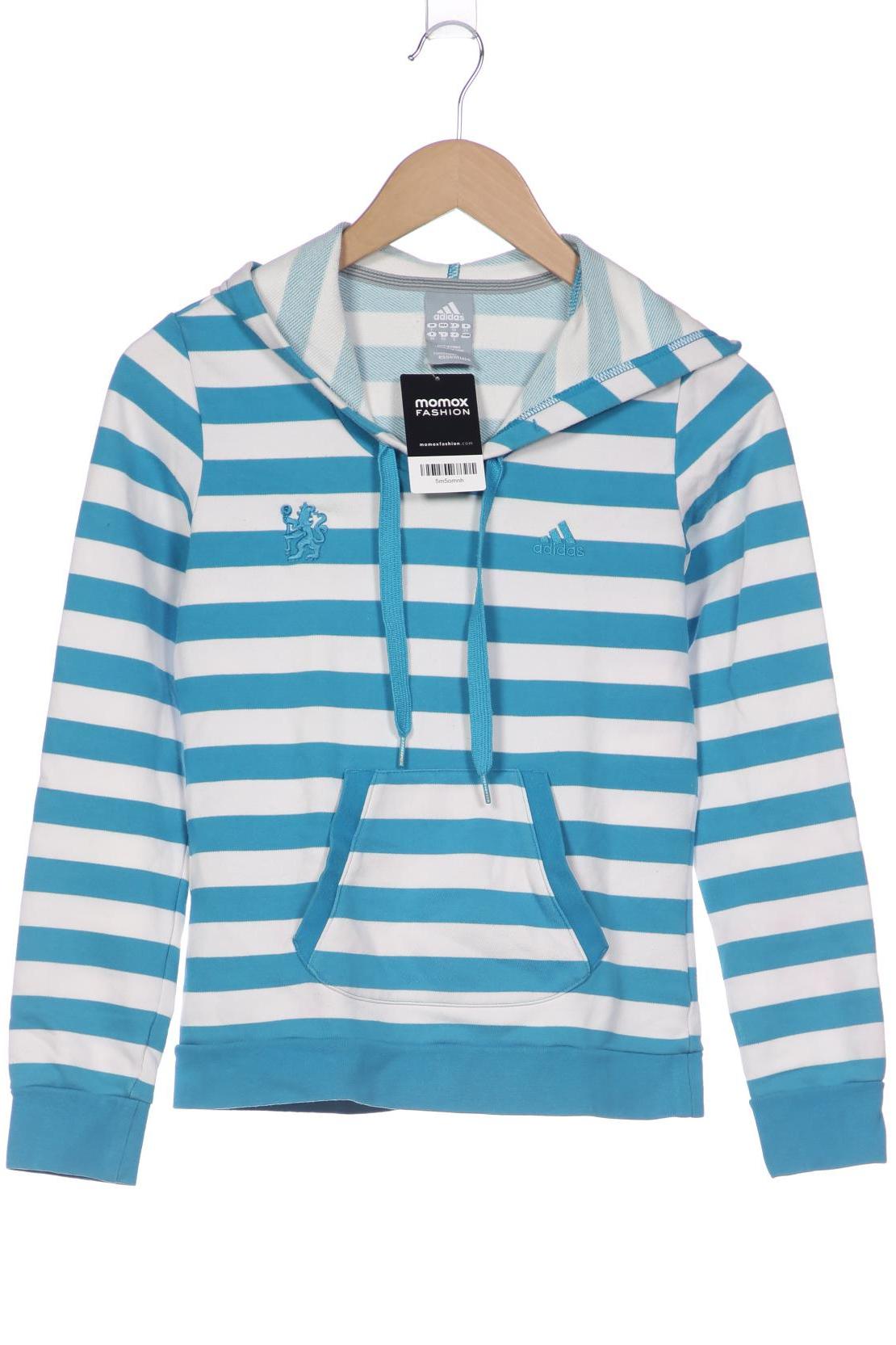 

adidas Damen Kapuzenpullover, blau, Gr. 34