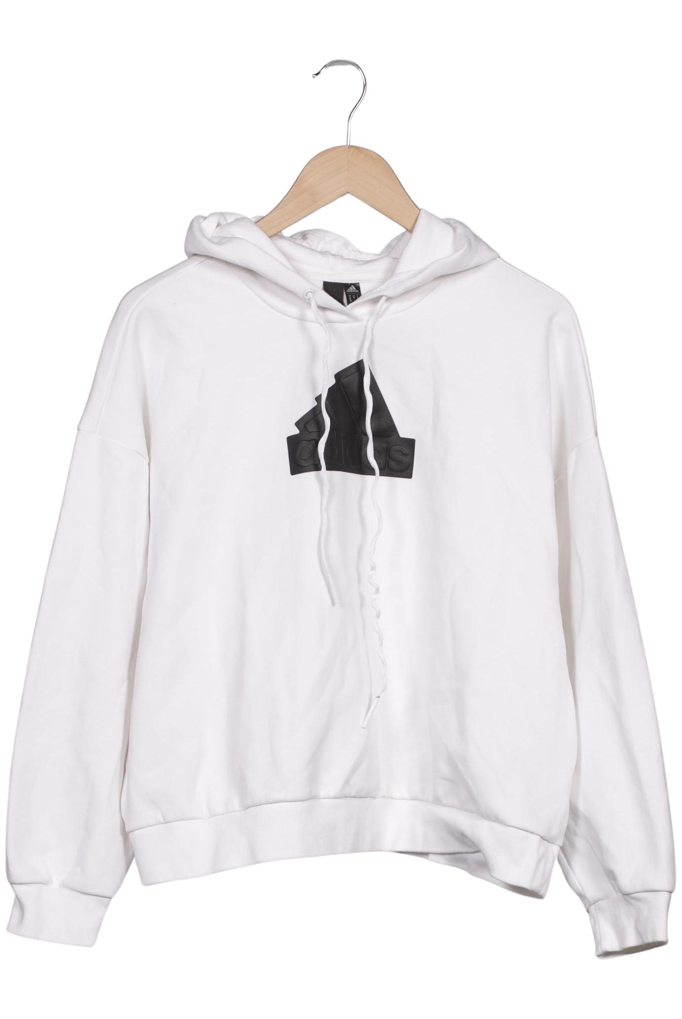 

adidas Damen Kapuzenpullover, weiß, Gr. 44