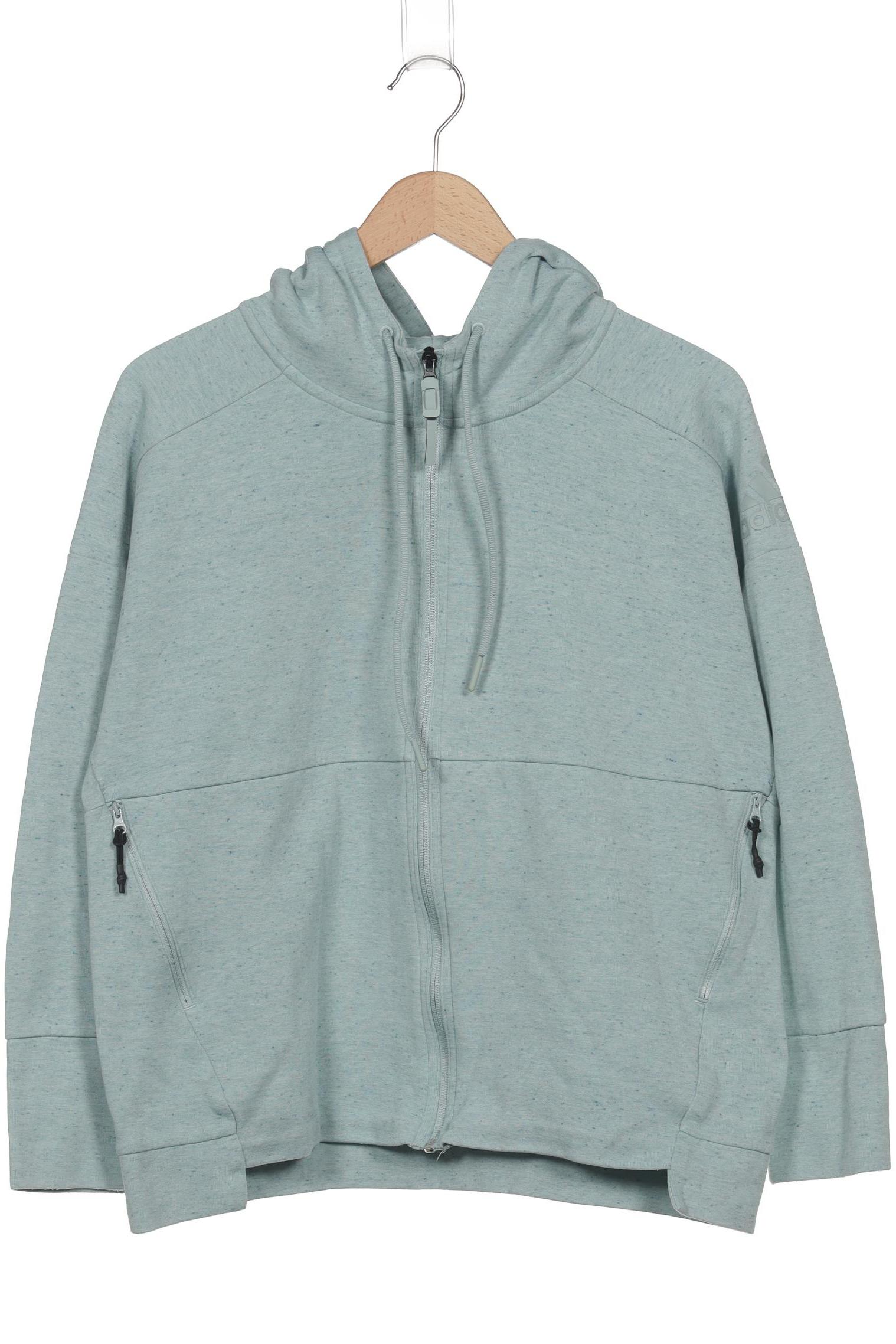 

adidas Damen Kapuzenpullover, türkis, Gr. 46
