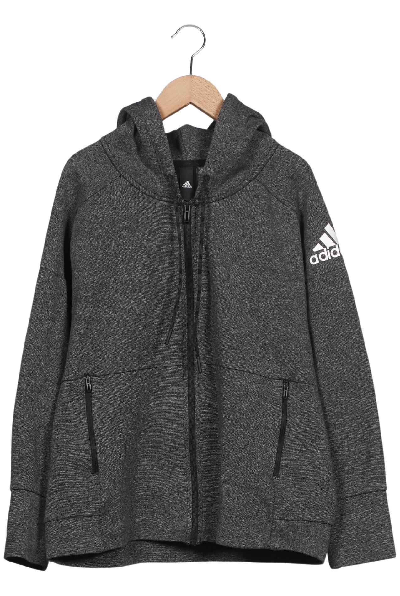 

adidas Damen Kapuzenpullover, grau, Gr. 42