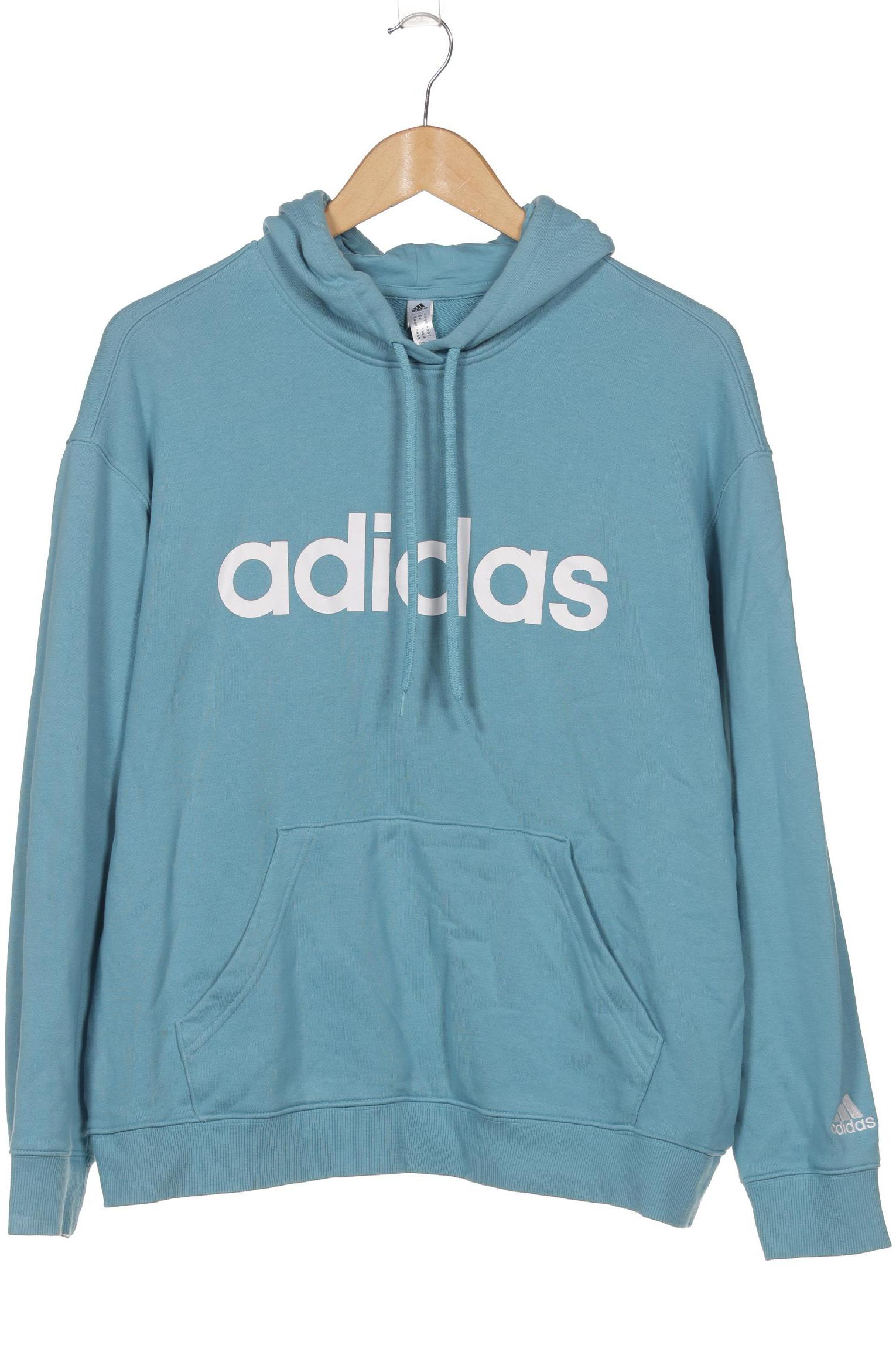 

adidas Damen Kapuzenpullover, blau, Gr. 44