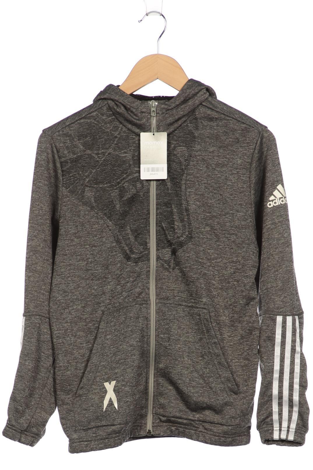 

adidas Damen Kapuzenpullover, grau, Gr. 38