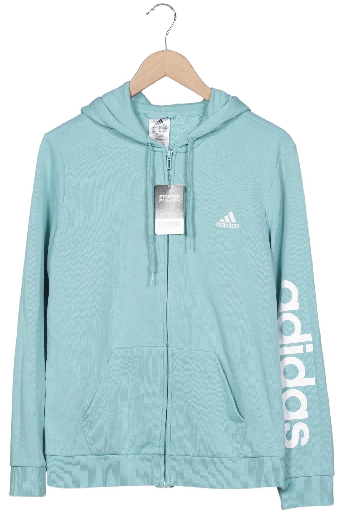 

adidas Damen Kapuzenpullover, blau, Gr. 42