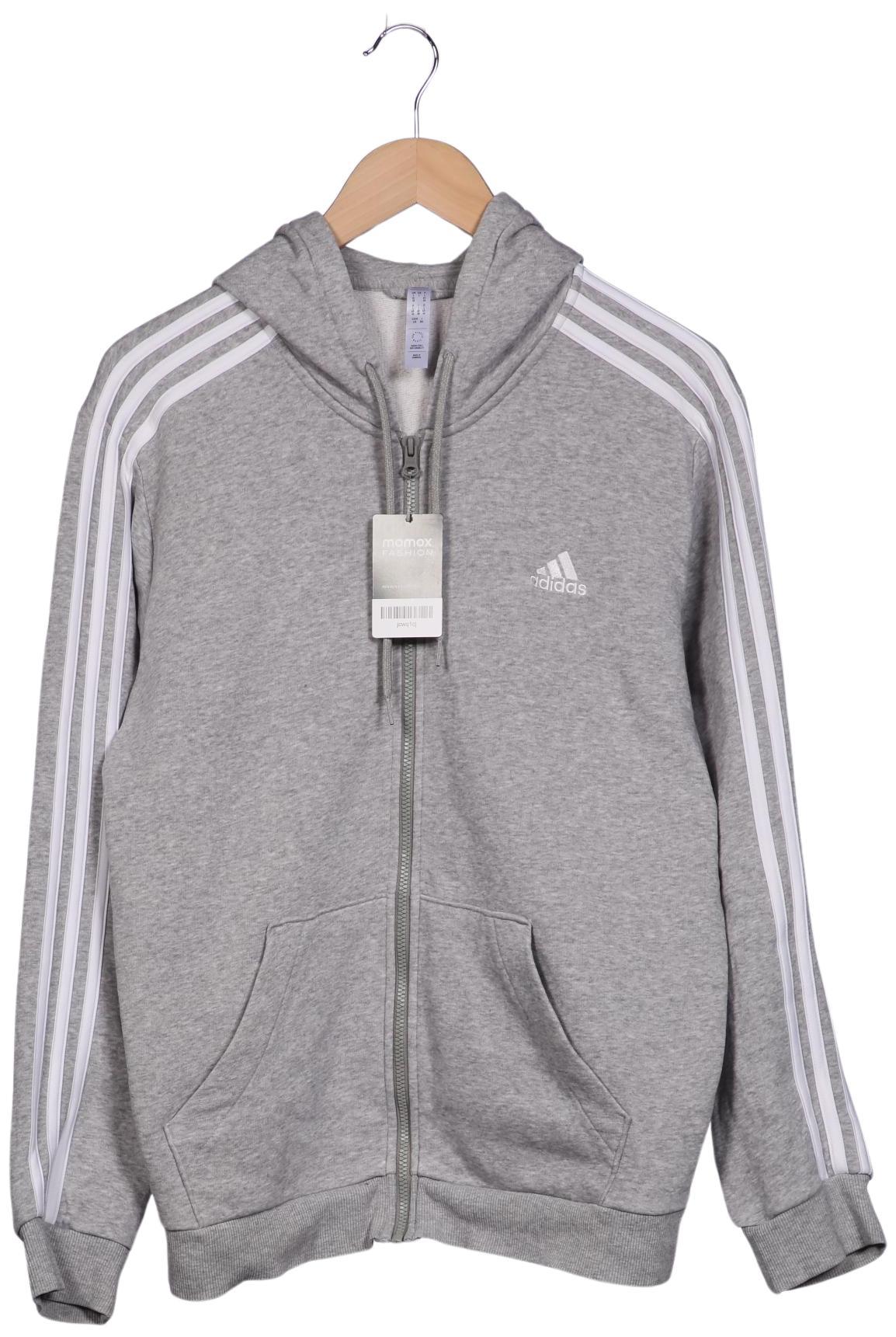 

adidas Damen Kapuzenpullover, grau, Gr. 42