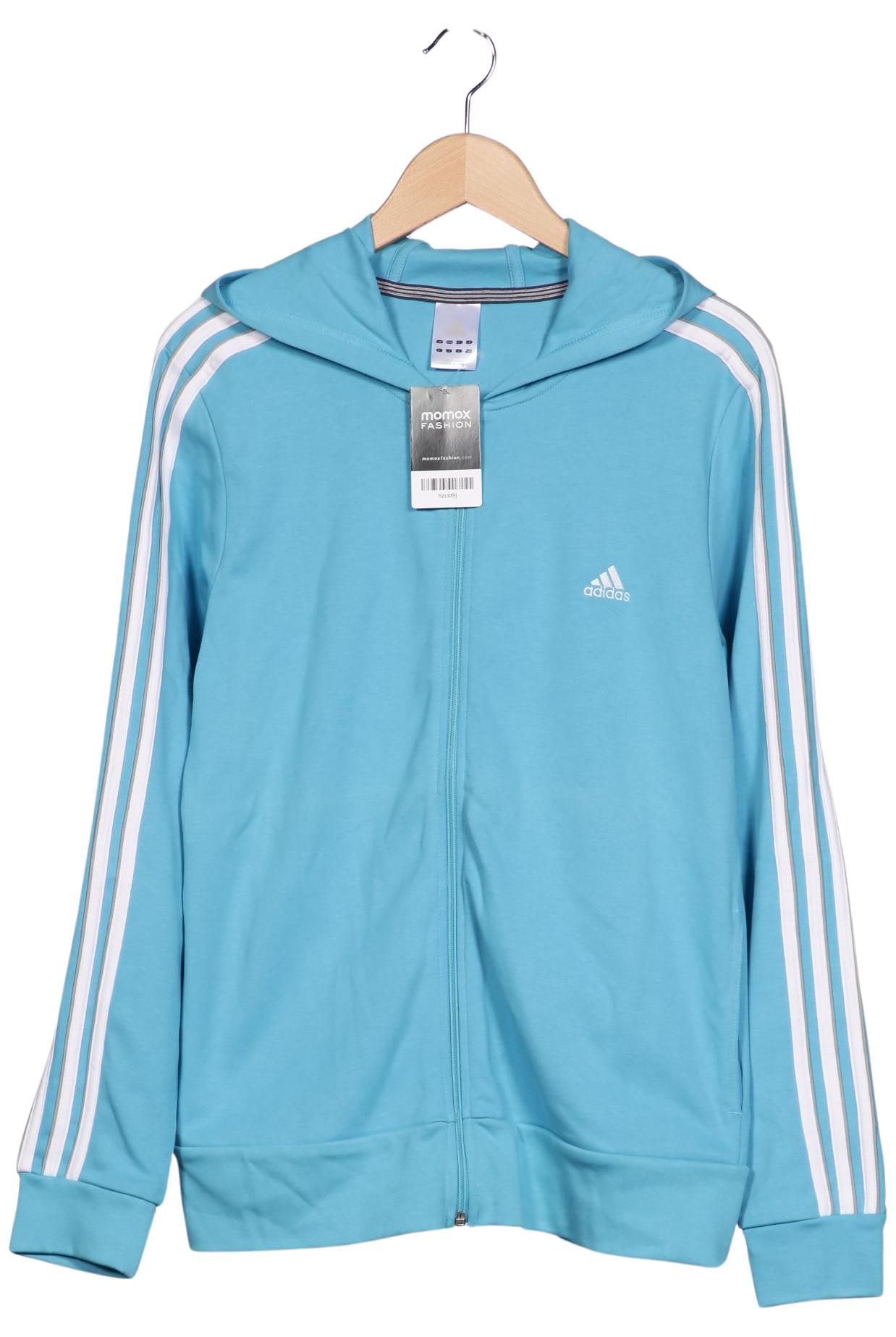 

adidas Damen Kapuzenpullover, hellblau, Gr. 46