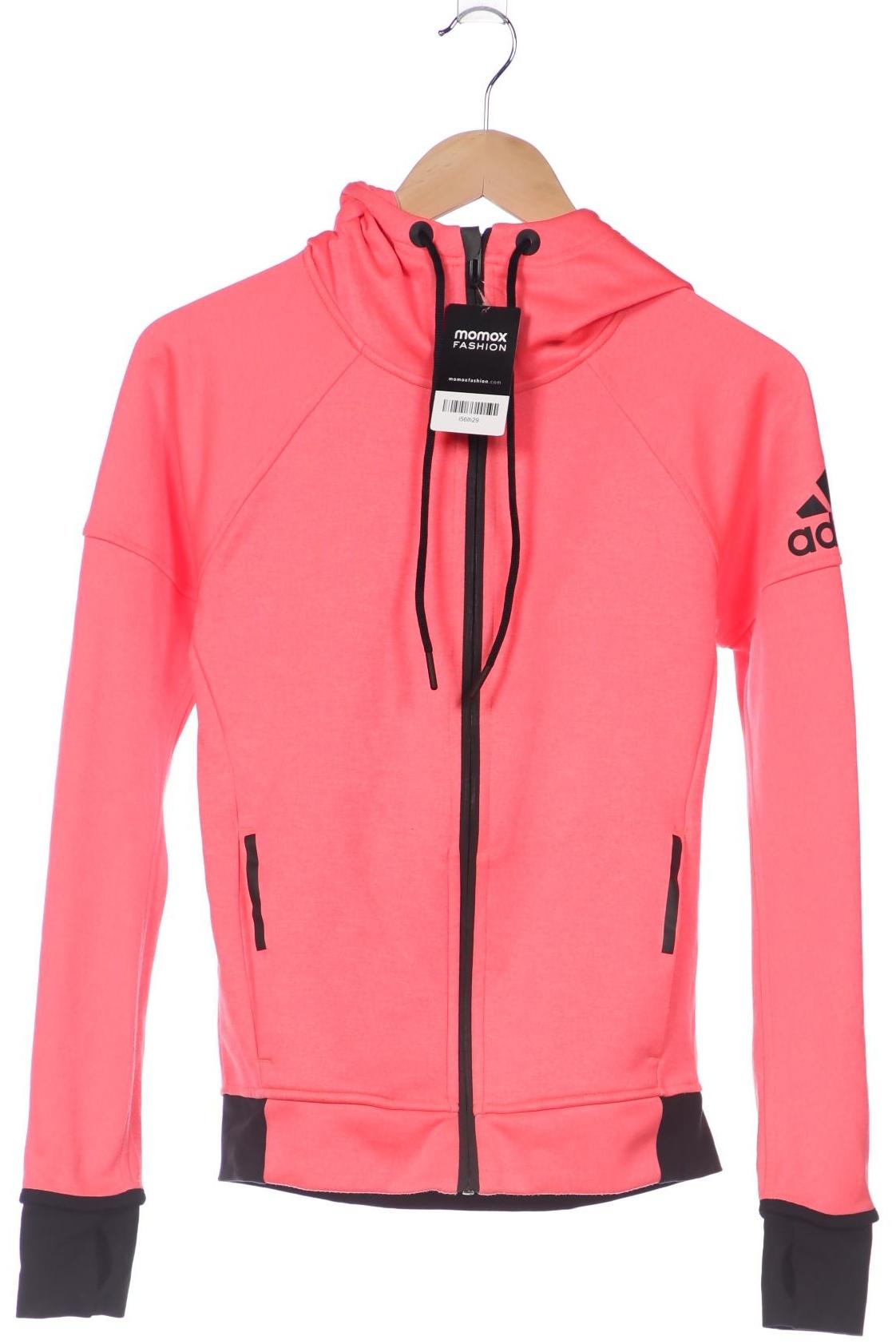 

adidas Damen Kapuzenpullover, neon, Gr. 34