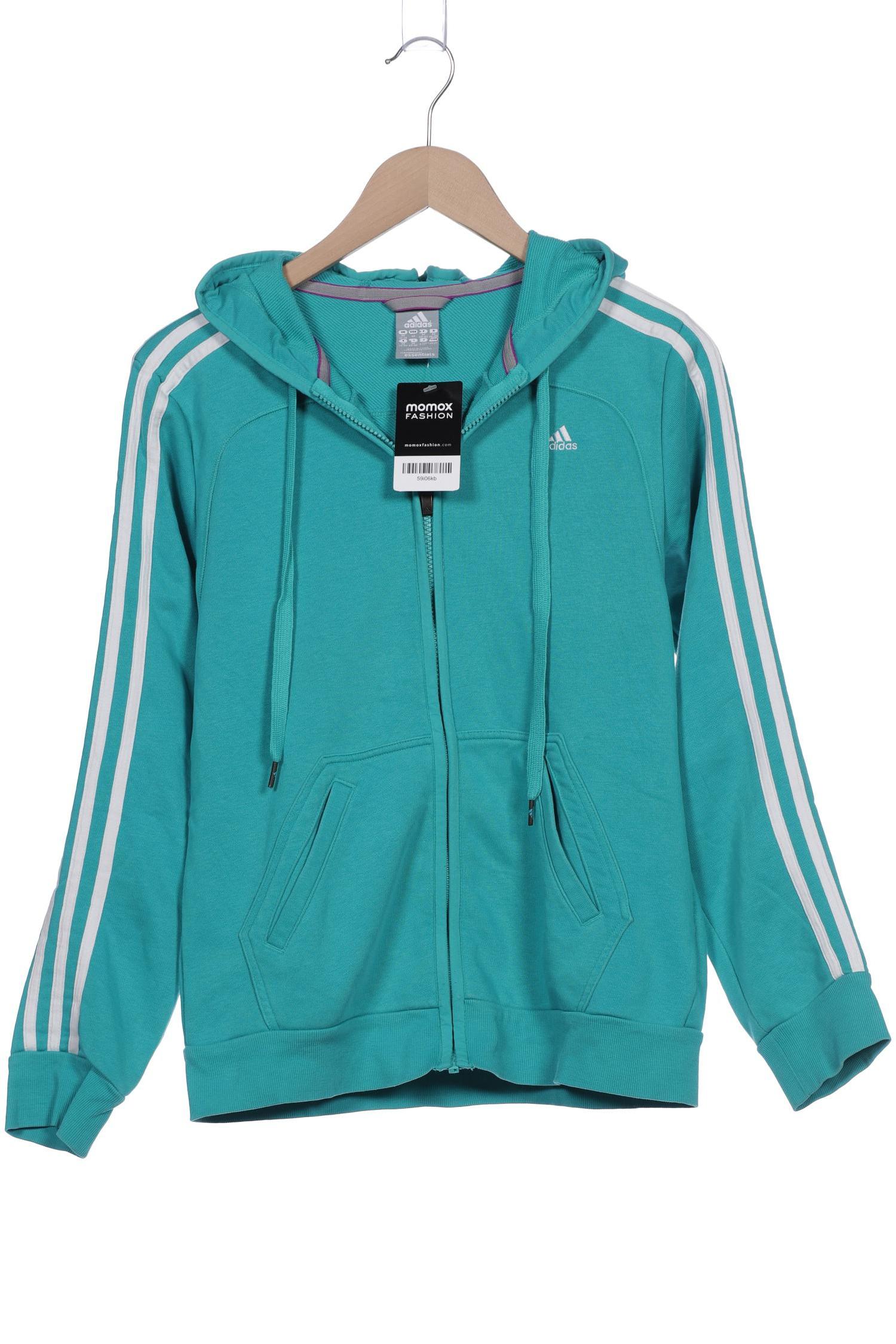 

adidas Damen Kapuzenpullover, türkis, Gr. 38