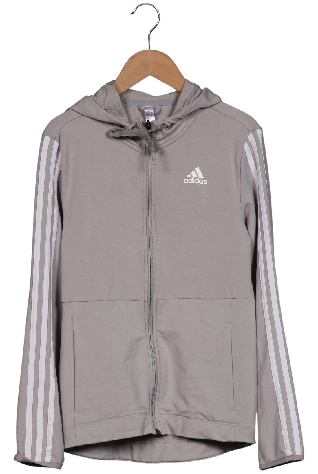 

adidas Damen Kapuzenpullover, grau, Gr. 34