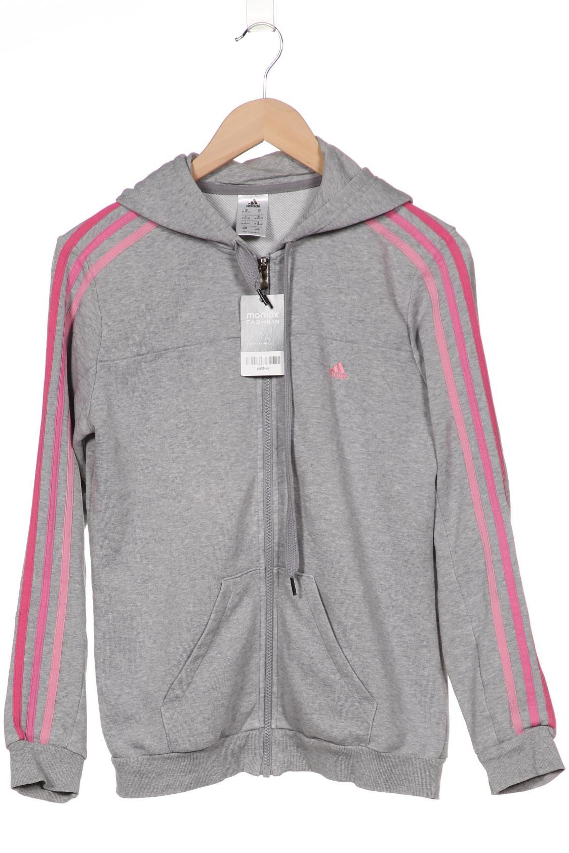 

adidas Damen Kapuzenpullover, grau, Gr. 38