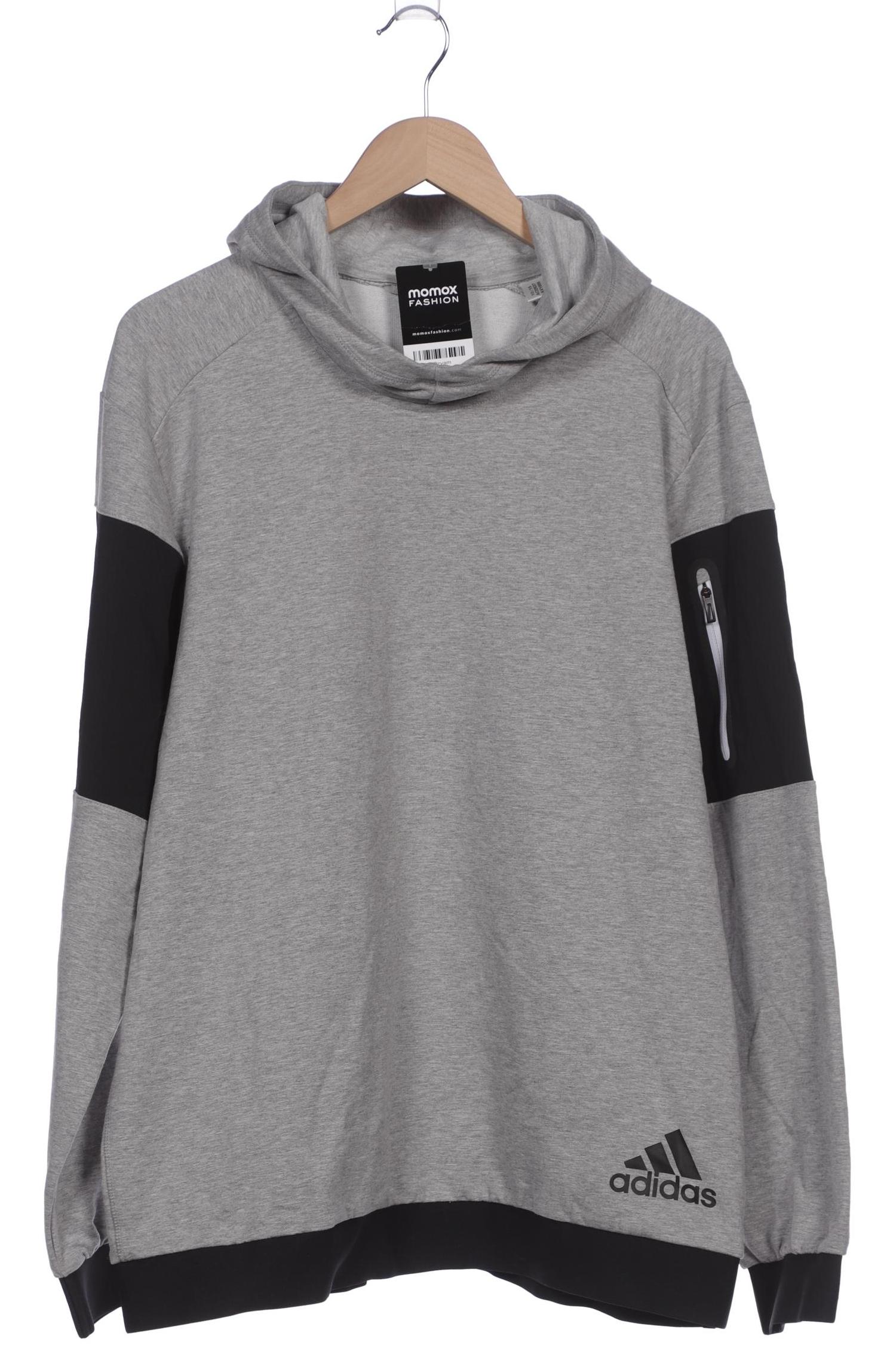 

adidas Damen Kapuzenpullover, grau, Gr. 44