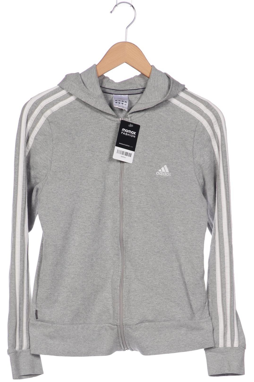 

adidas Damen Kapuzenpullover, grau, Gr. 42