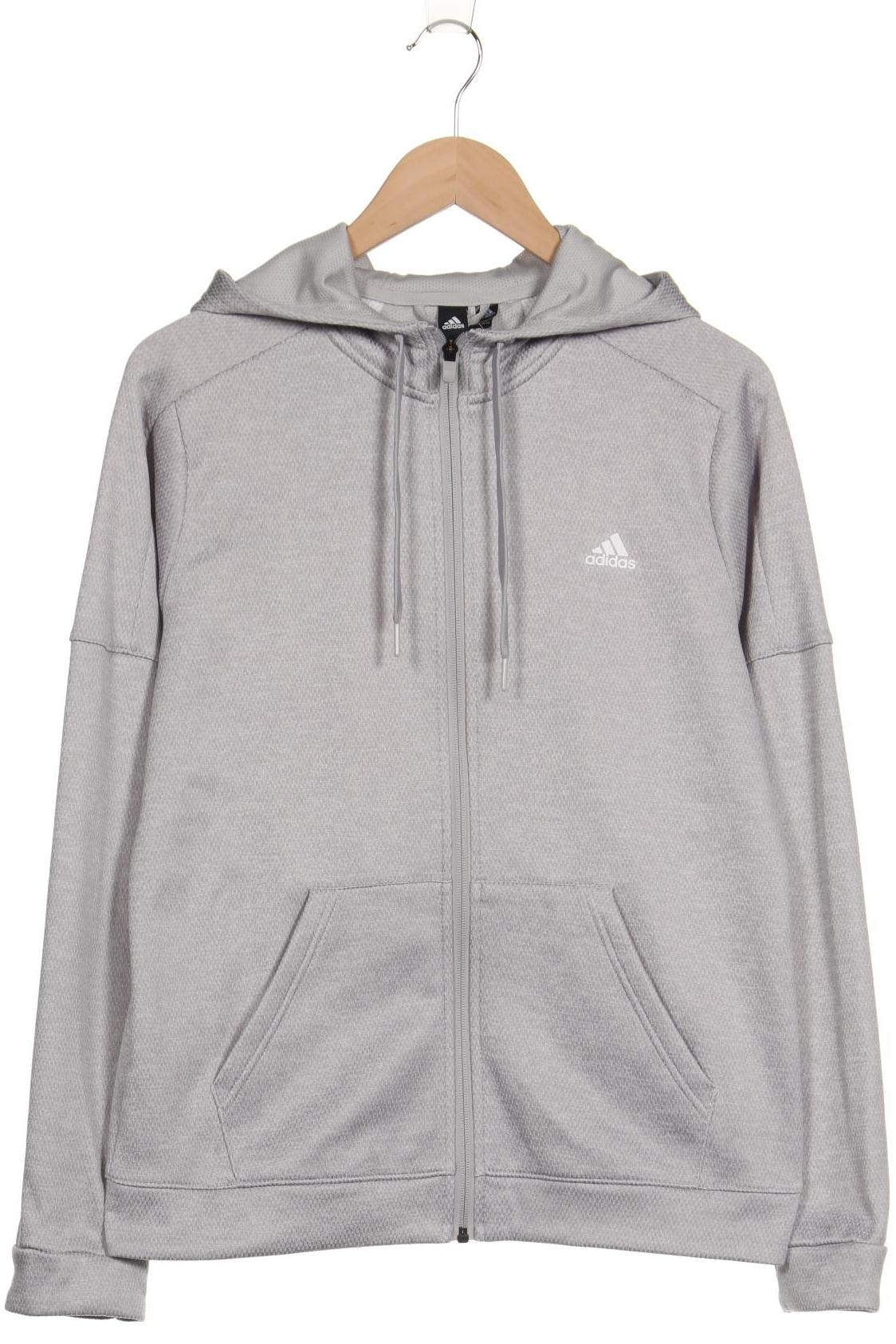 

adidas Damen Kapuzenpullover, grau, Gr. 38