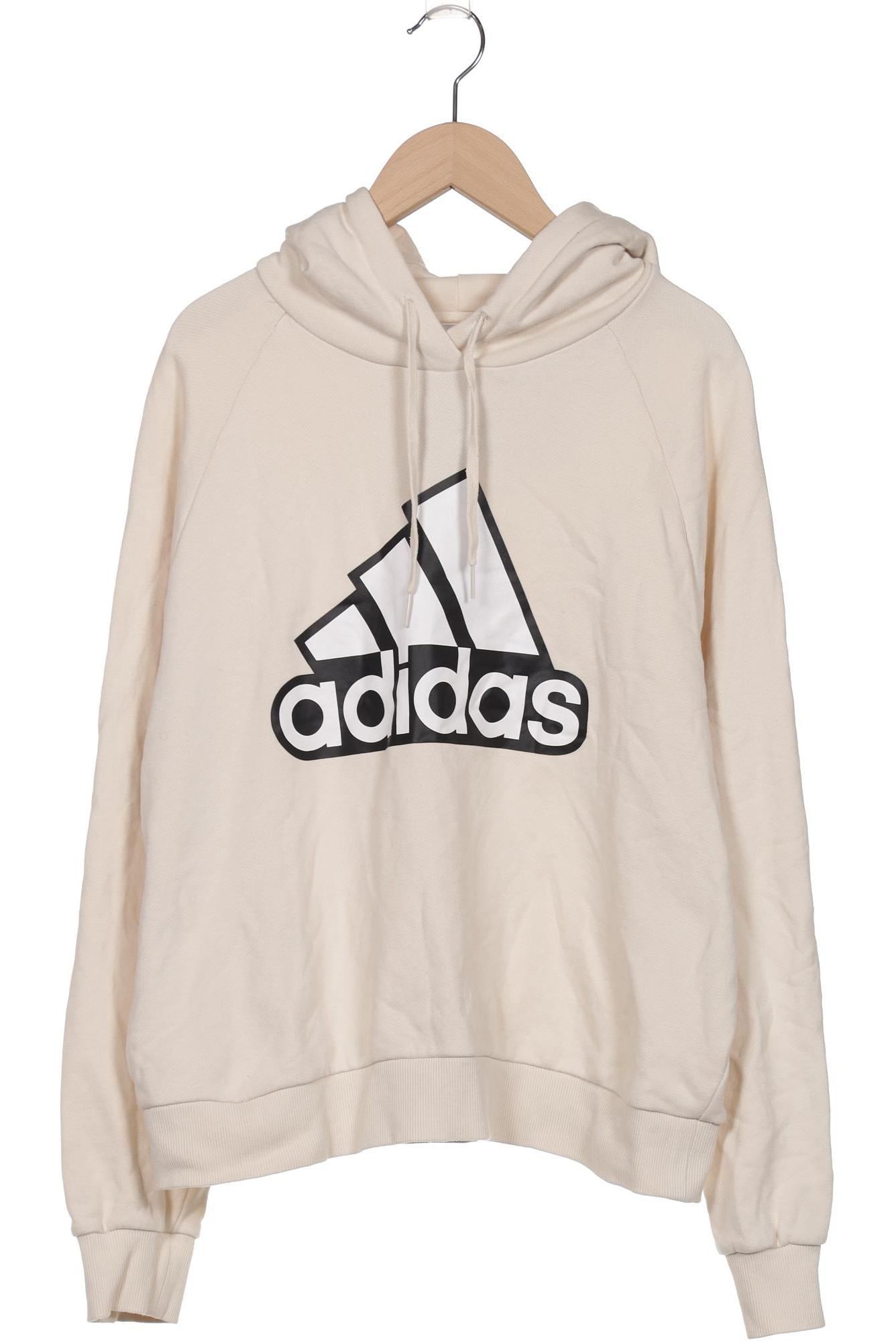 

adidas Damen Kapuzenpullover, cremeweiß, Gr. 38