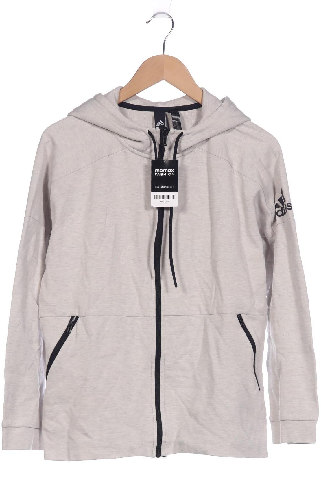 

adidas Damen Kapuzenpullover, grau, Gr. 42