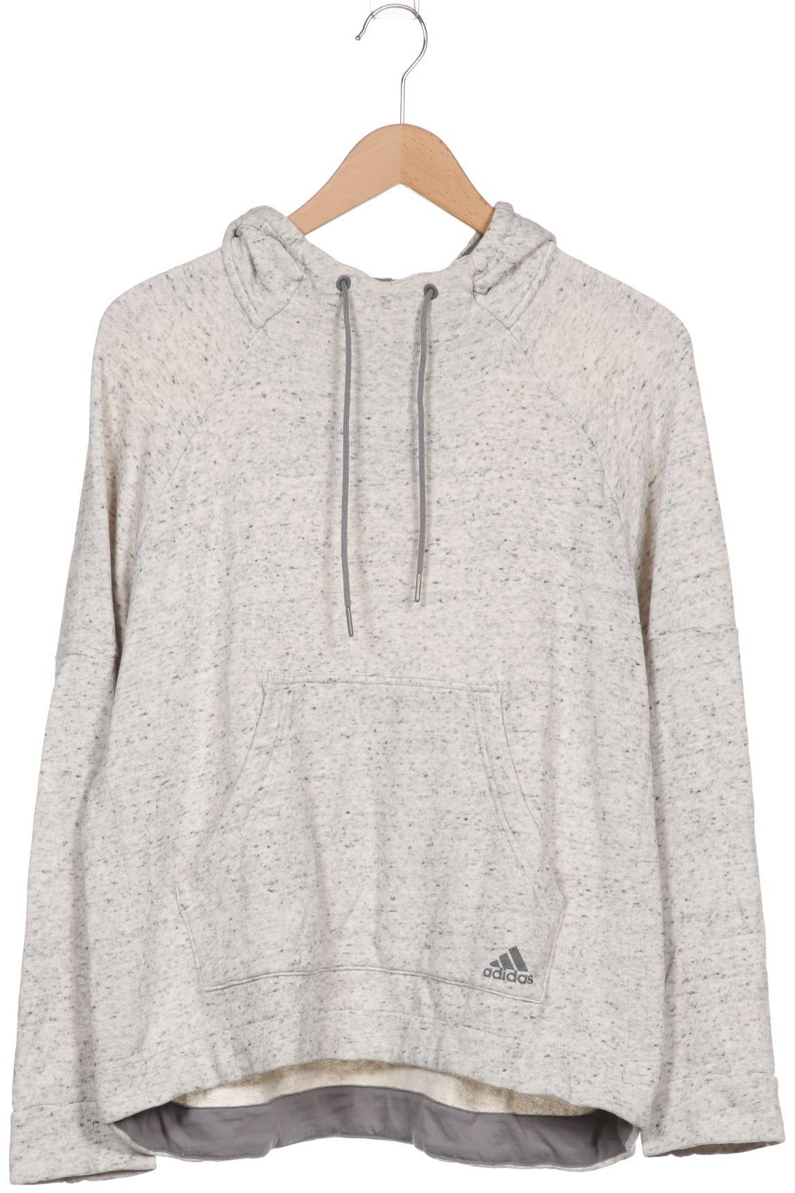 

adidas Damen Kapuzenpullover, grau, Gr. 44