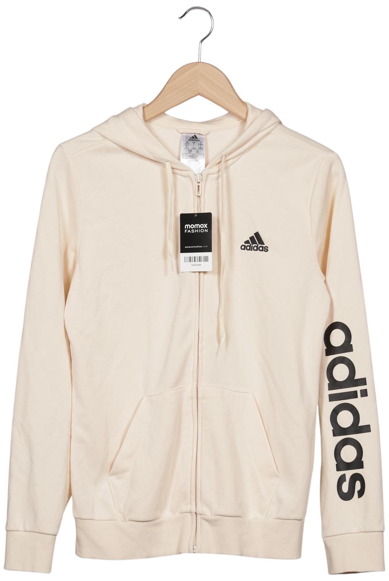 

adidas Damen Kapuzenpullover, cremeweiß, Gr. 34