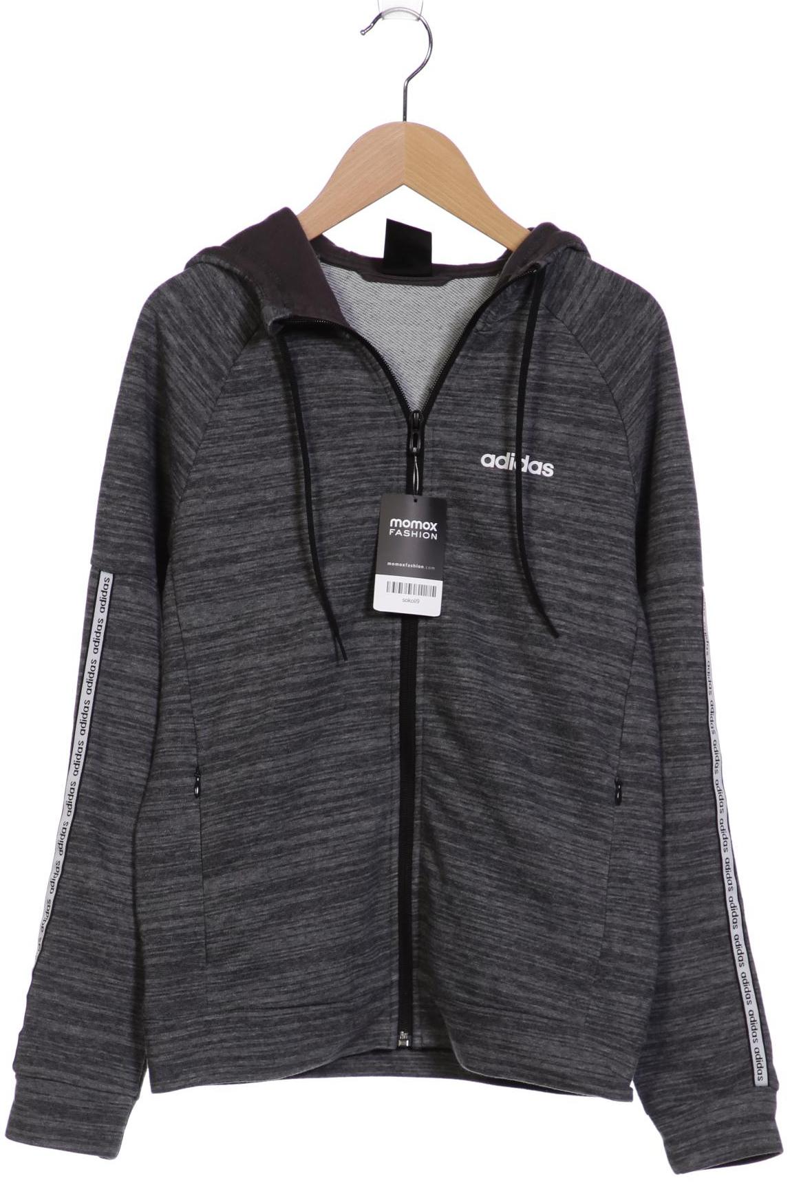 

adidas Damen Kapuzenpullover, grau, Gr. 34