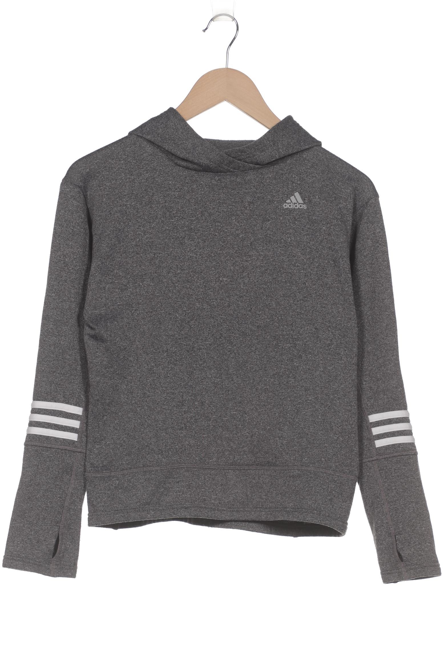

adidas Damen Kapuzenpullover, grau, Gr. 34