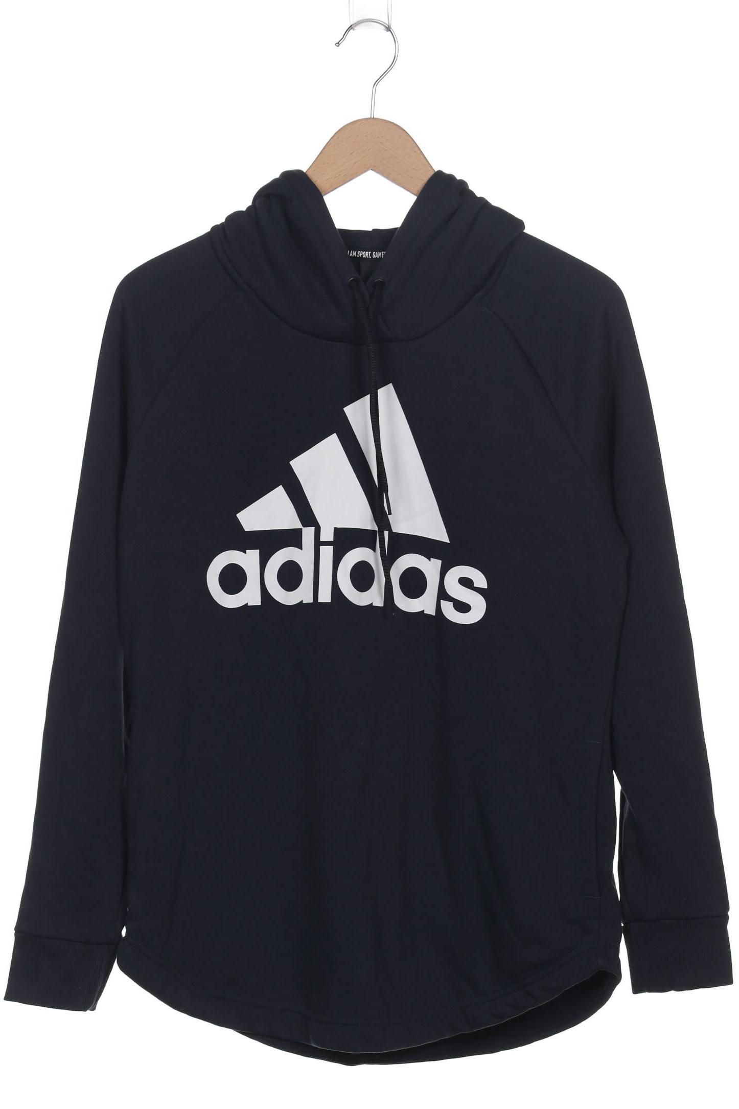 

adidas Damen Kapuzenpullover, marineblau, Gr. 42